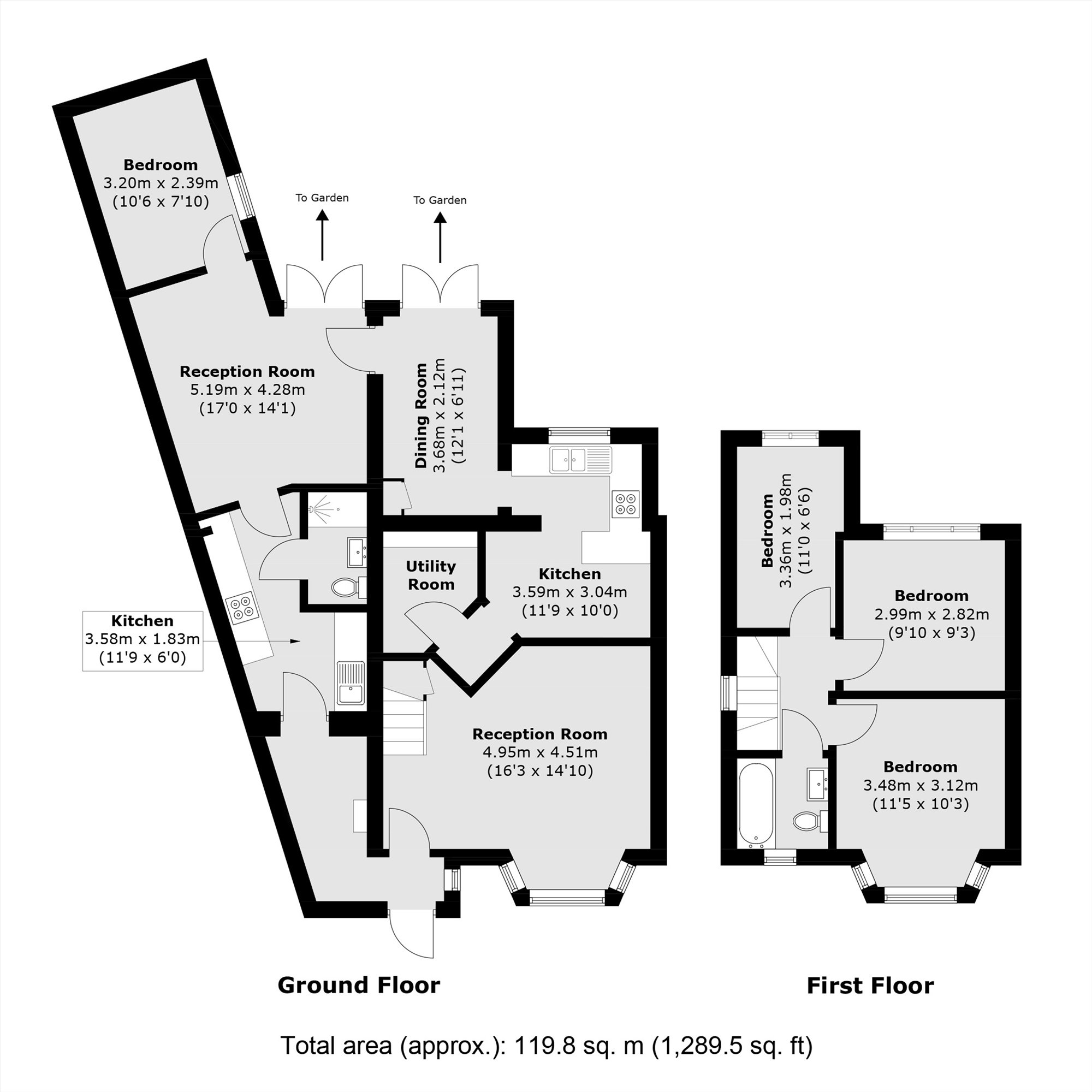 13, The Vale, Sunbury-On-Thames floorplan