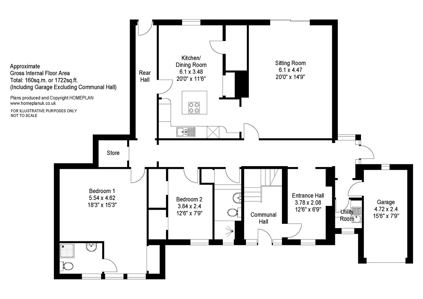 Quarr House, Manchester Road, Lymington floorplan