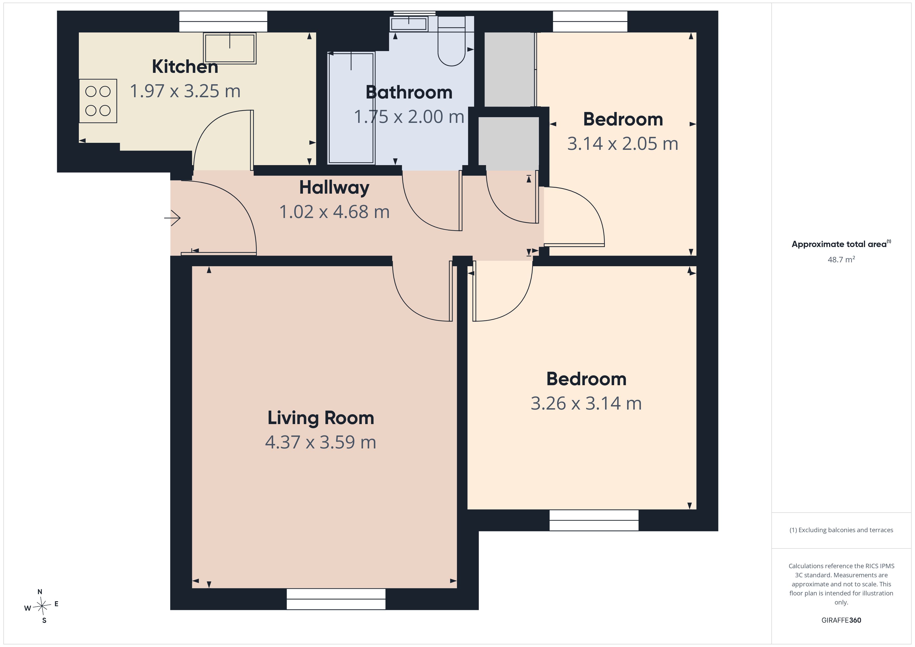 6, Read Close, Oldham floorplan