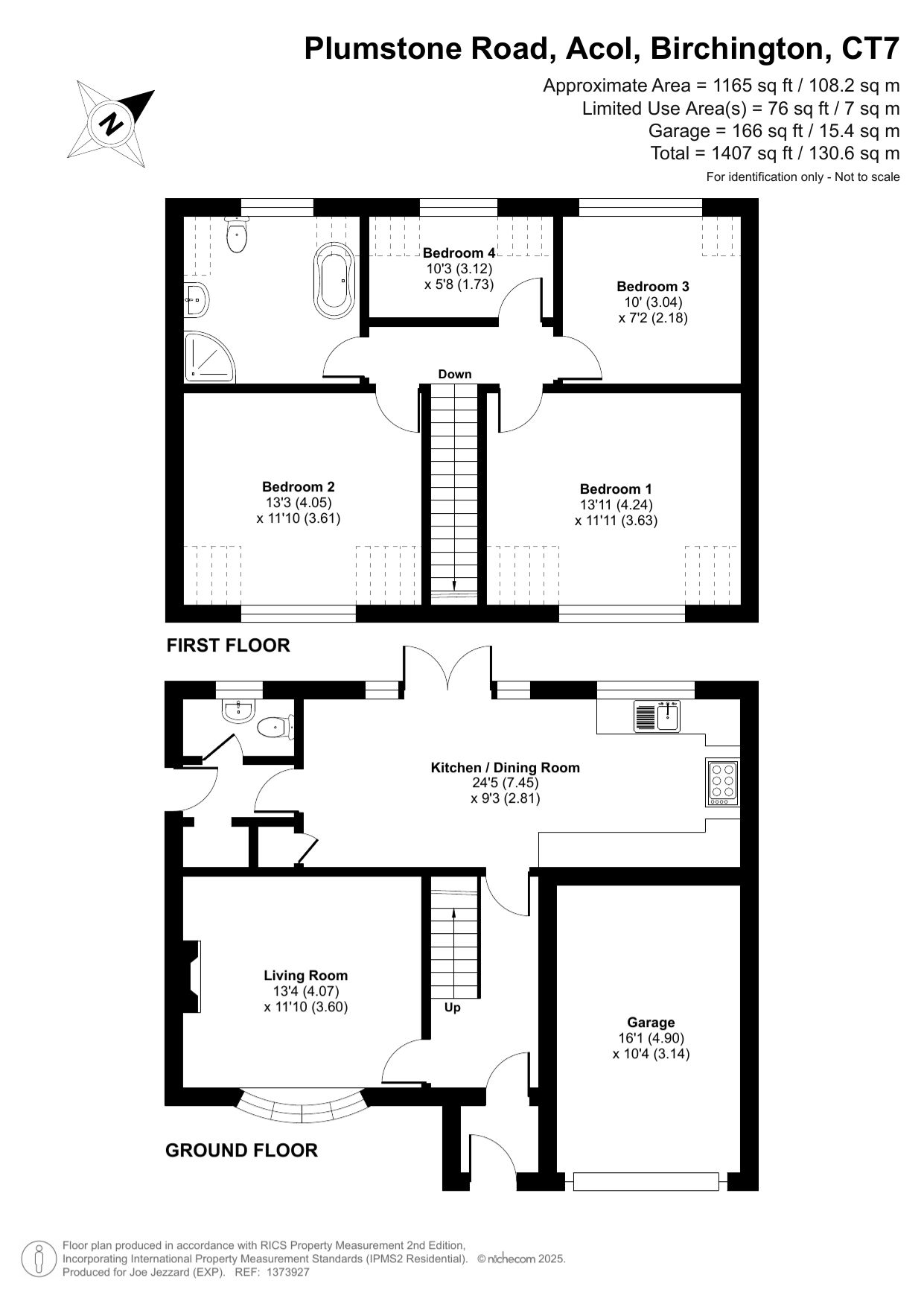 Cherry Tree, Plumstone Road, Birchington floorplan