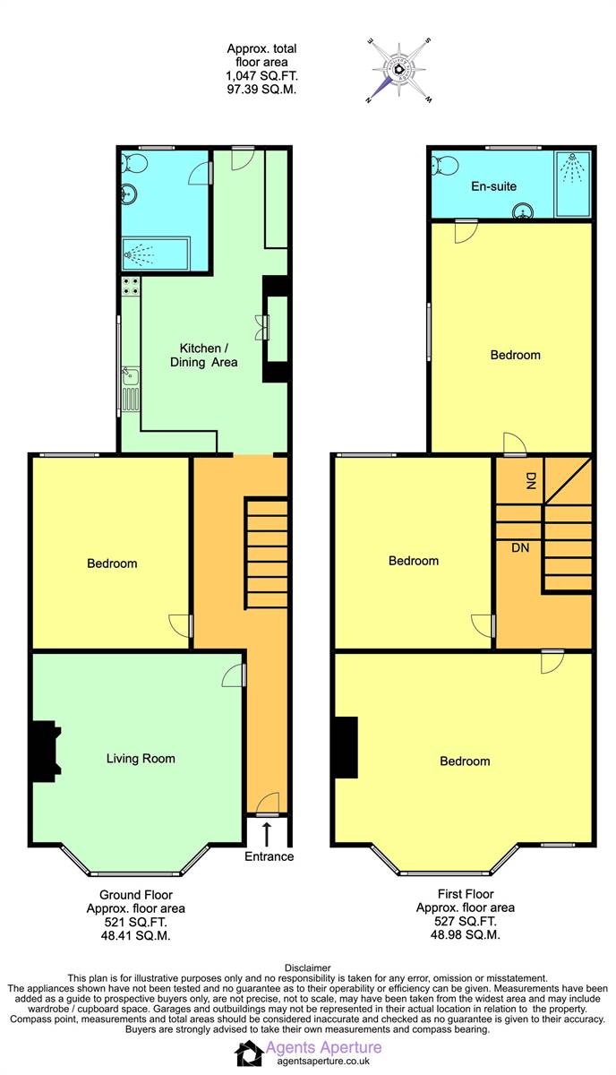 45, Bank Street, Herne Bay floorplan