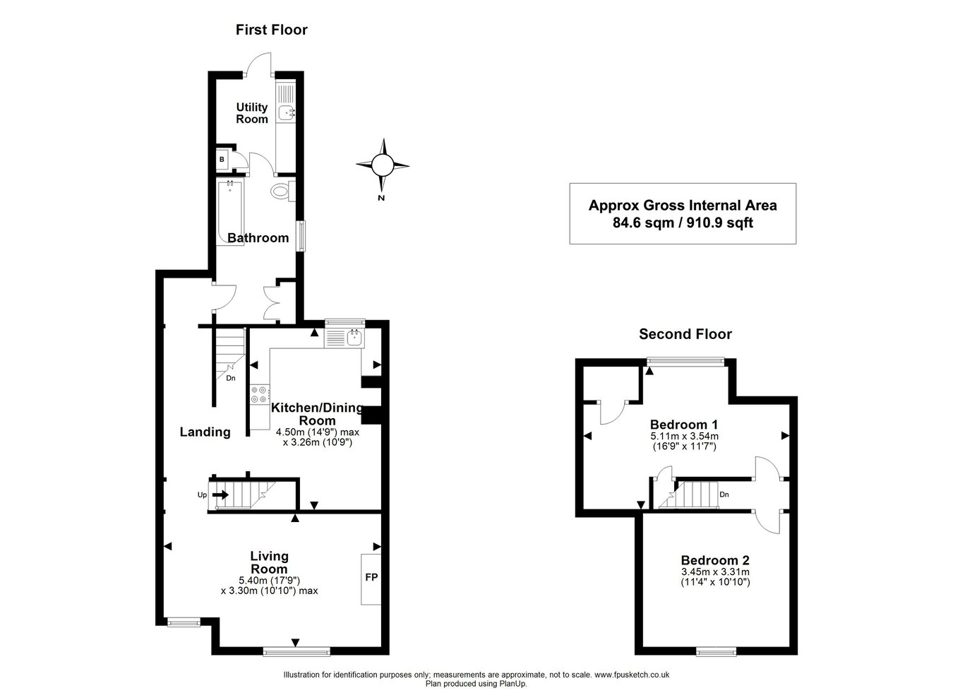Flat, St Thomas Street, Lymington floorplan