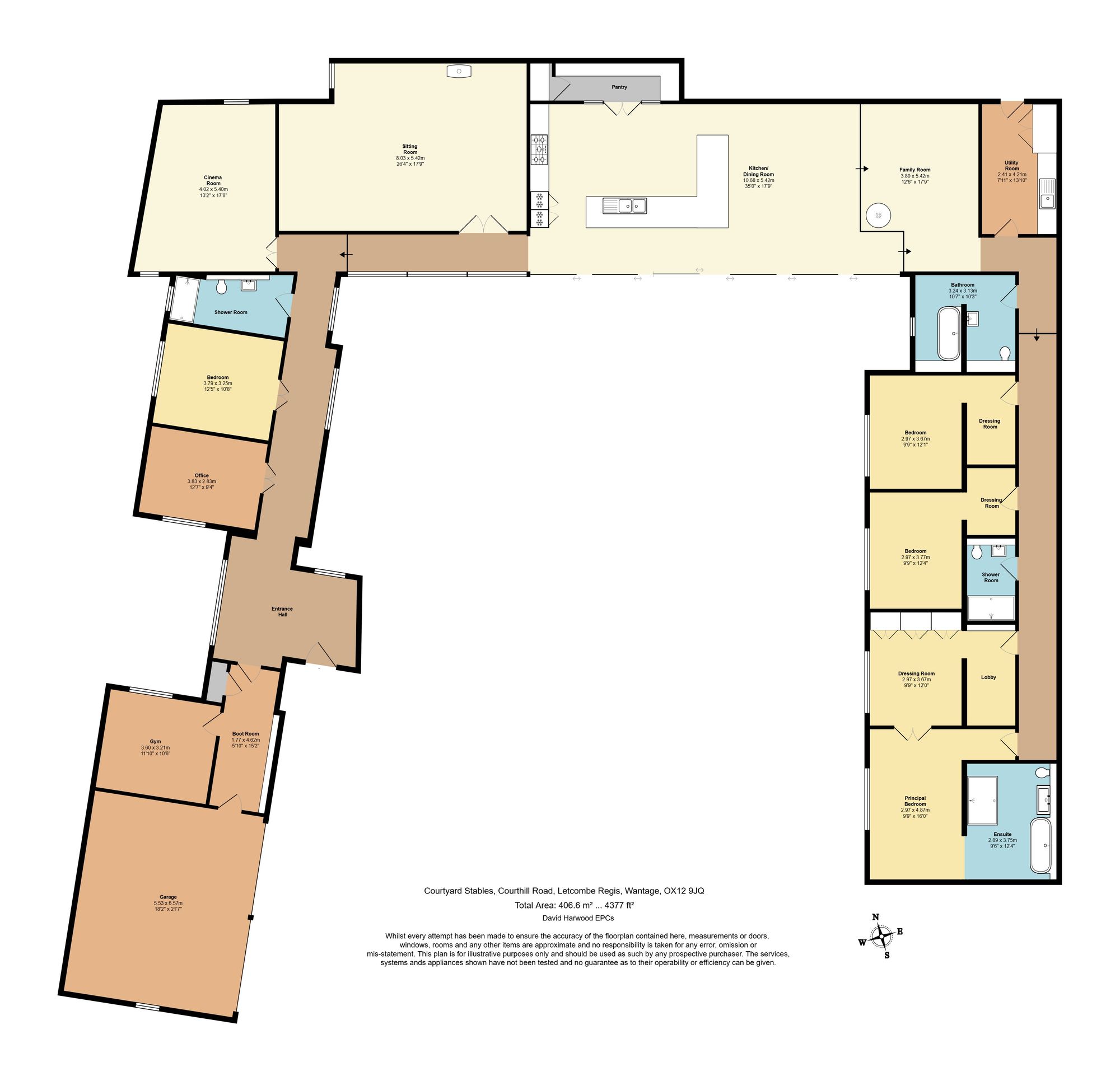 Courtyard Stables Courthill Road, Wantage floorplan