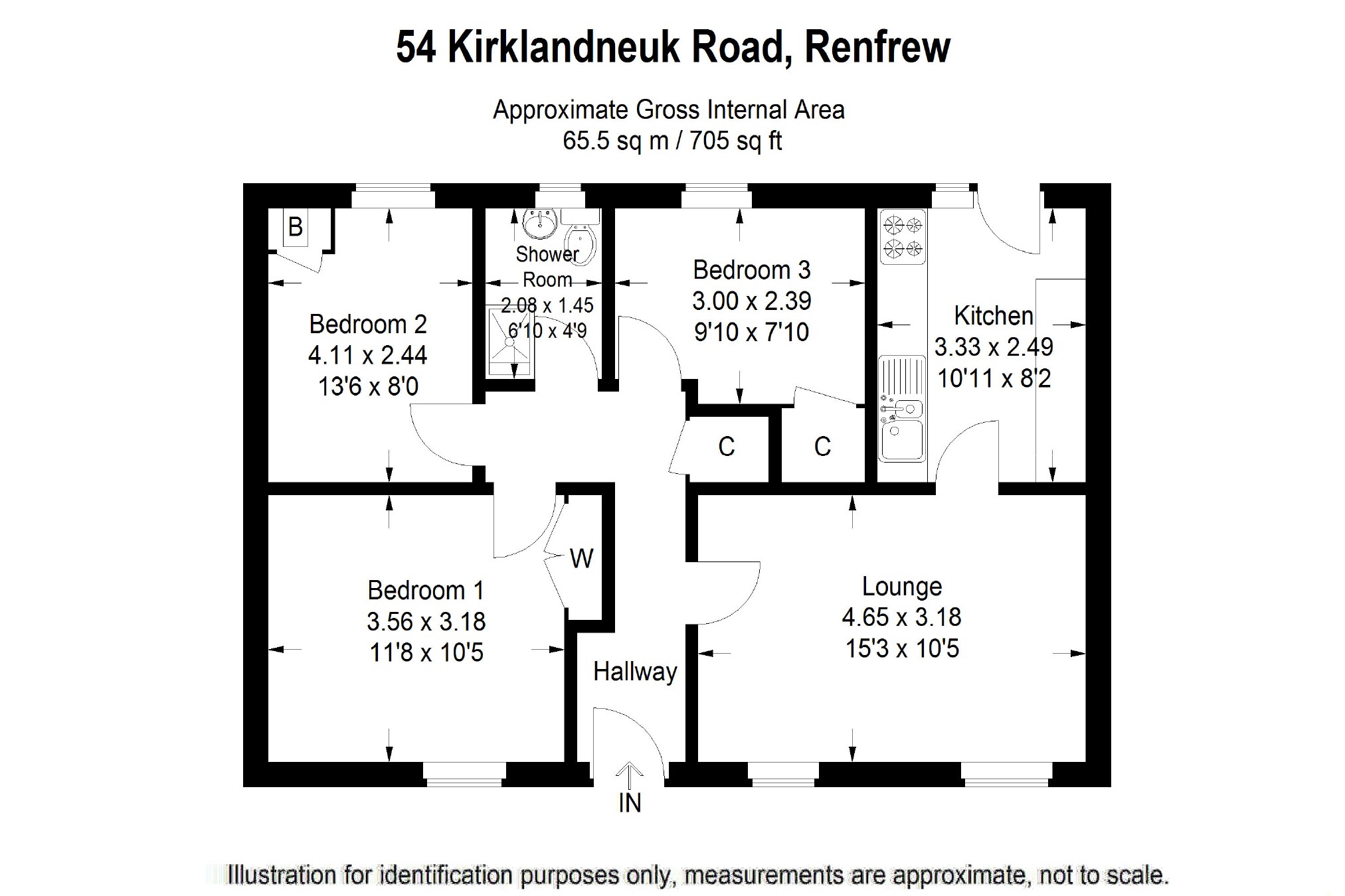 3 bed flat for sale in Kirklandneuk Road, Renfrew PA4 Zoopla