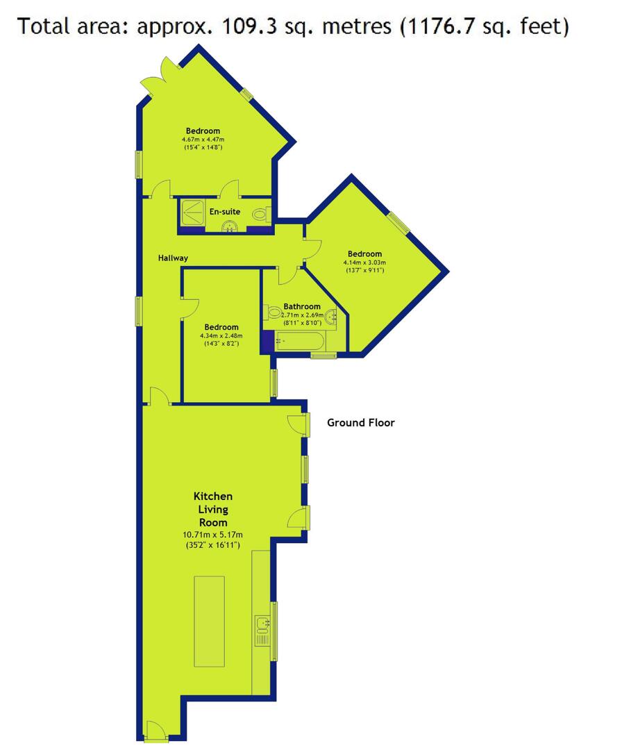Barrack Lane, Nottingham floorplan