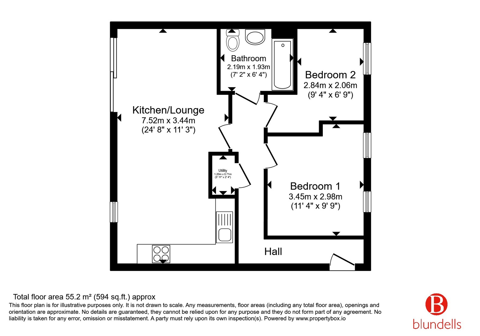 Apartment 3 Cornish Square, 4, Penistone Road, South Yorkshire floorplan