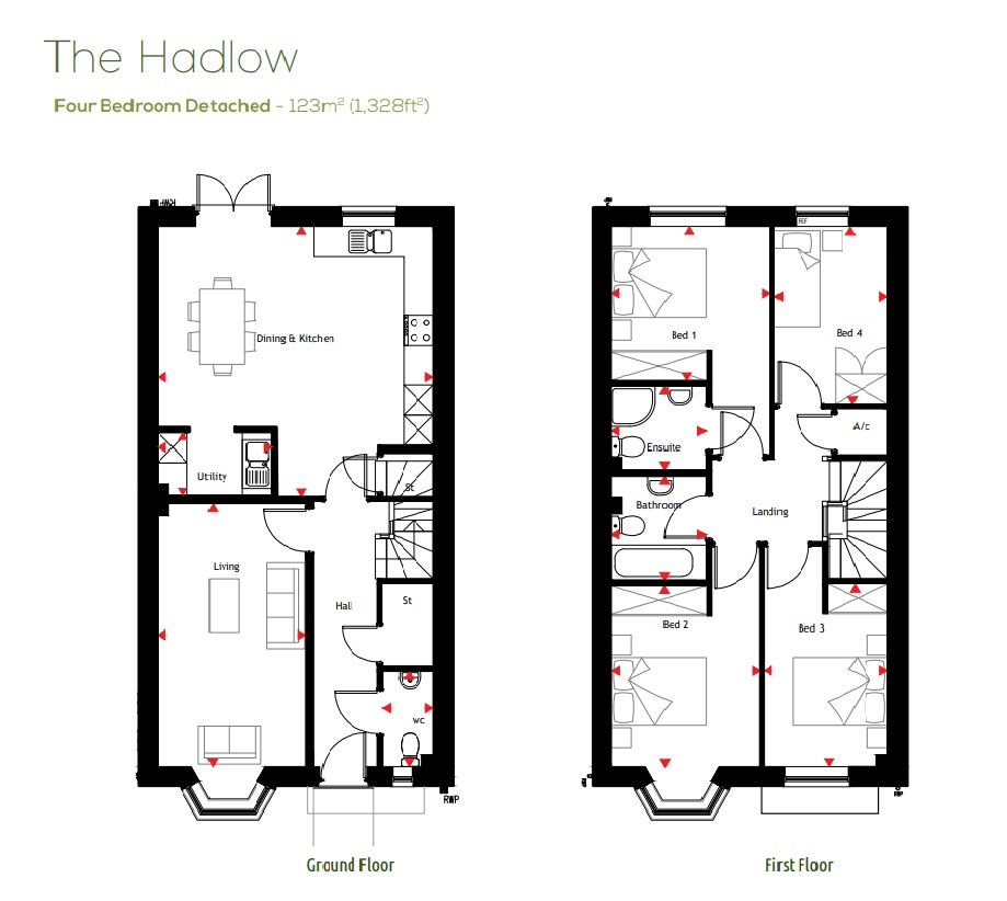 The Hadlow, Warren Gardens, Birmingham floorplan