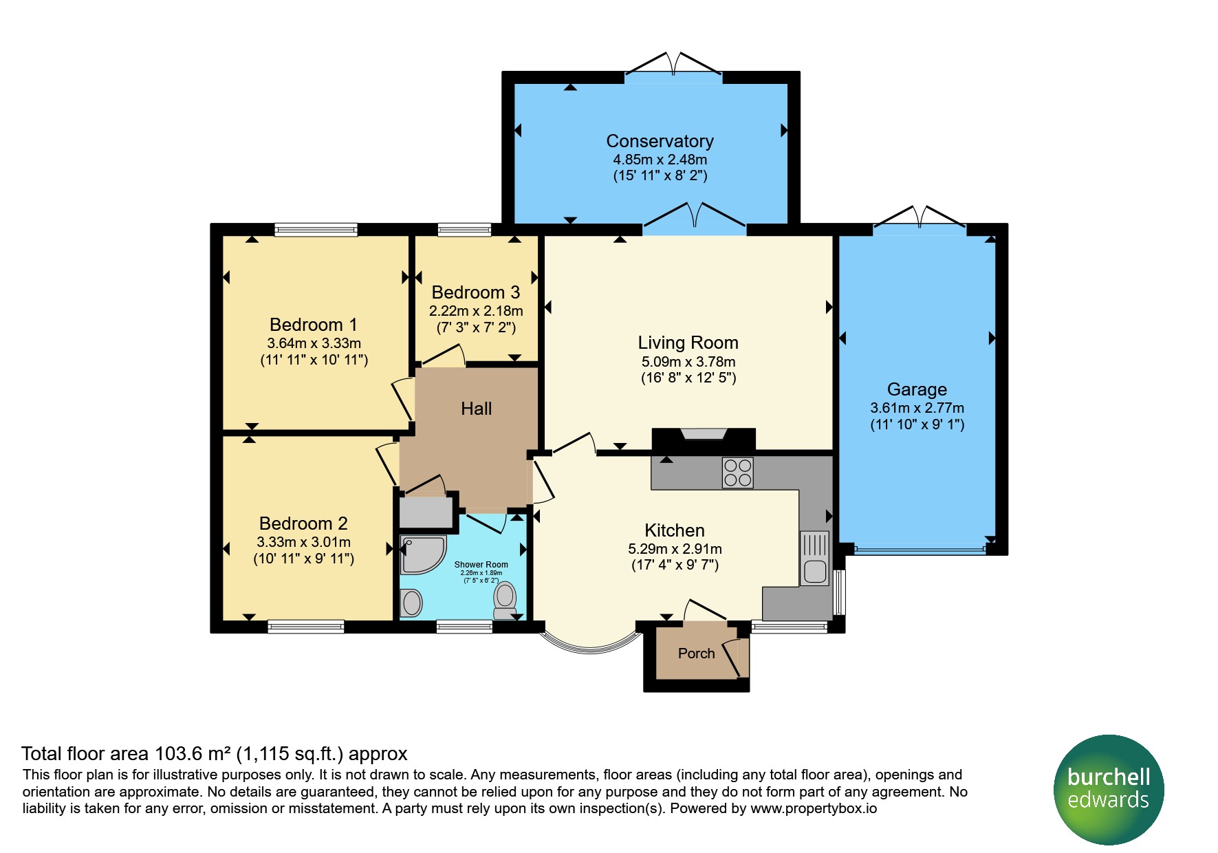 Burnt Oaks Close, Mansfield floorplan