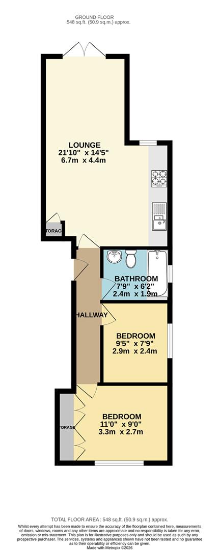 Flat 2, Holly Court, 115 Adelaide Road, Southampton floorplan