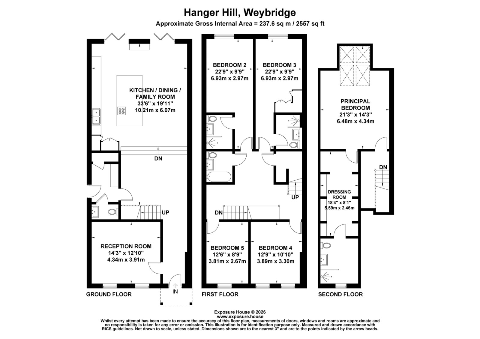 34a, Hanger Hill, Surrey floorplan