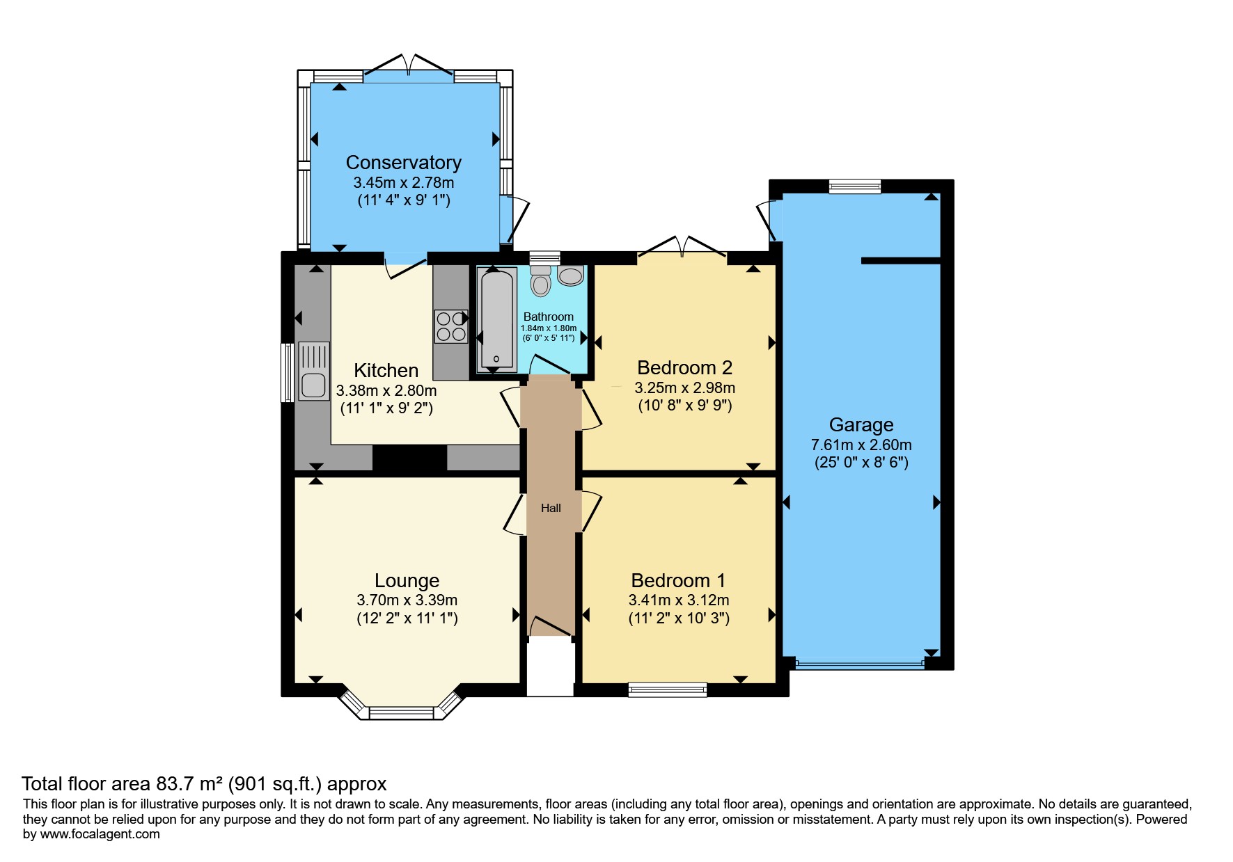 52, Leeming Lane North, Mansfield floorplan
