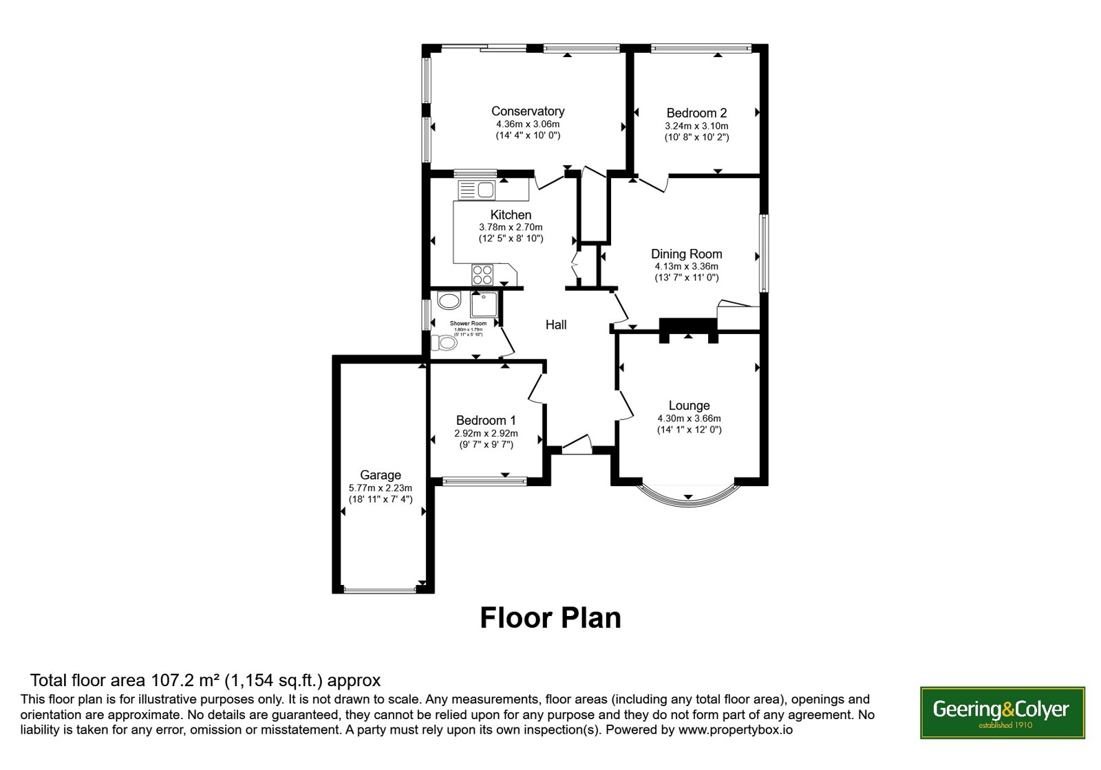5, Meadway, Dover floorplan