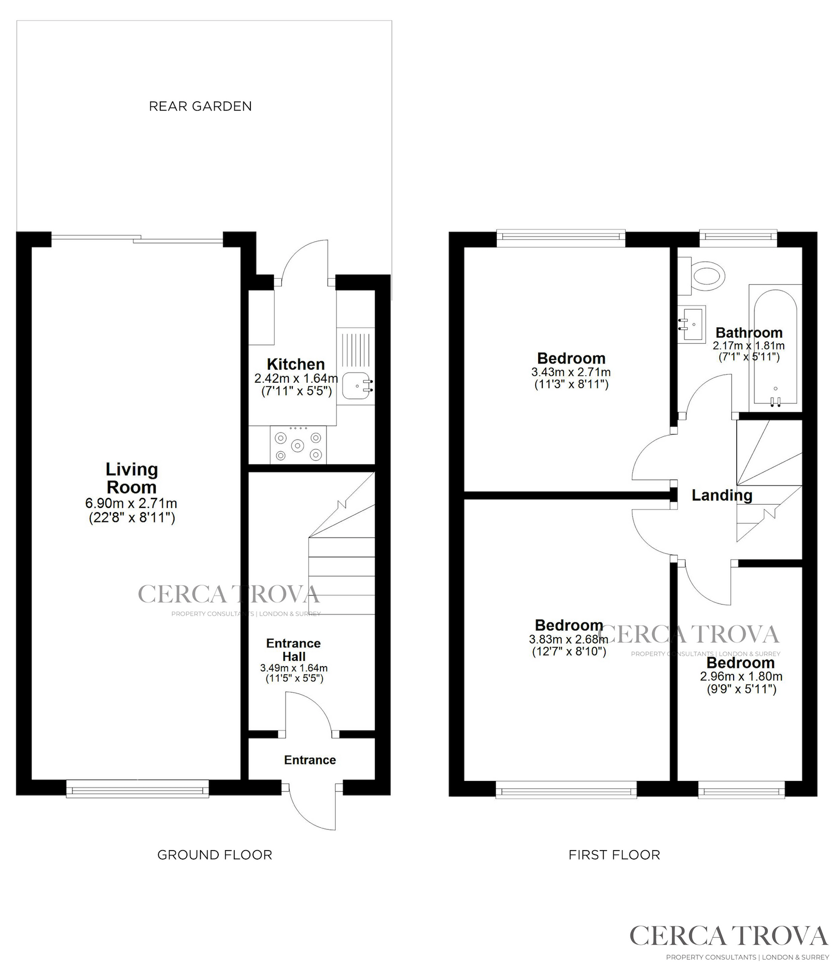 NEW 5 Knollmead, Surbiton floorplan