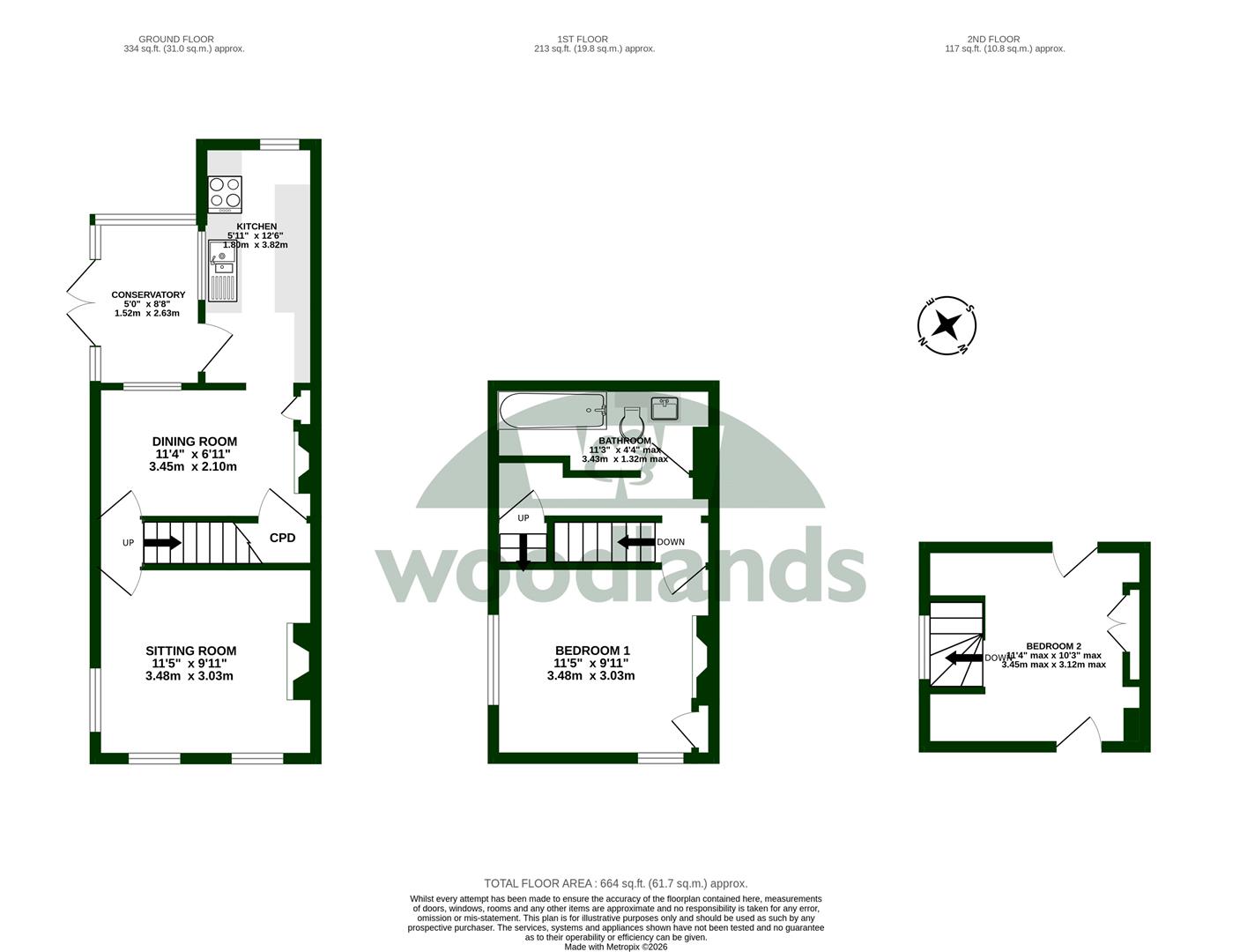 1, Tower Hill, Horsham floorplan