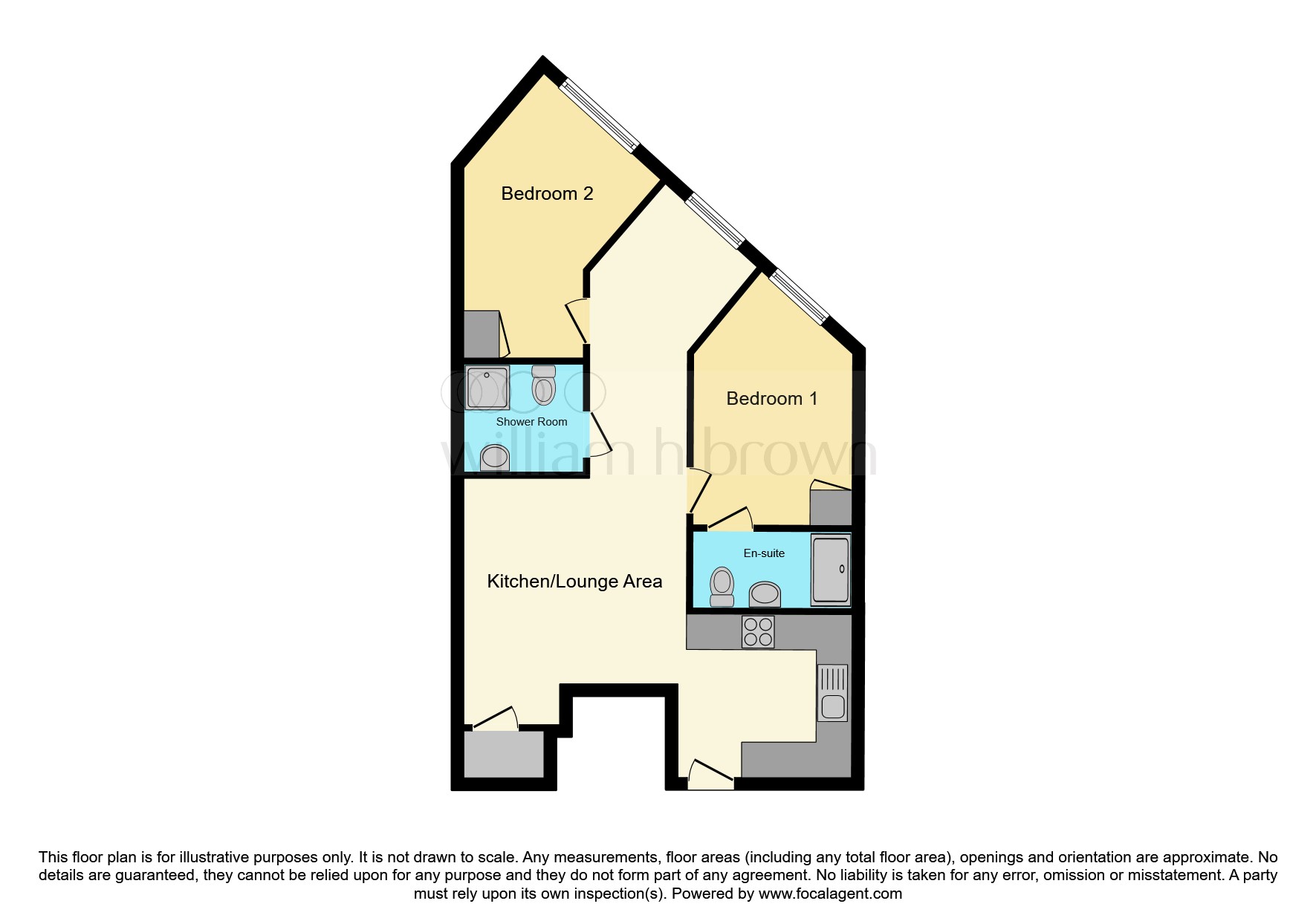108, Bayard Apartments, Broadway, Peterborough floorplan