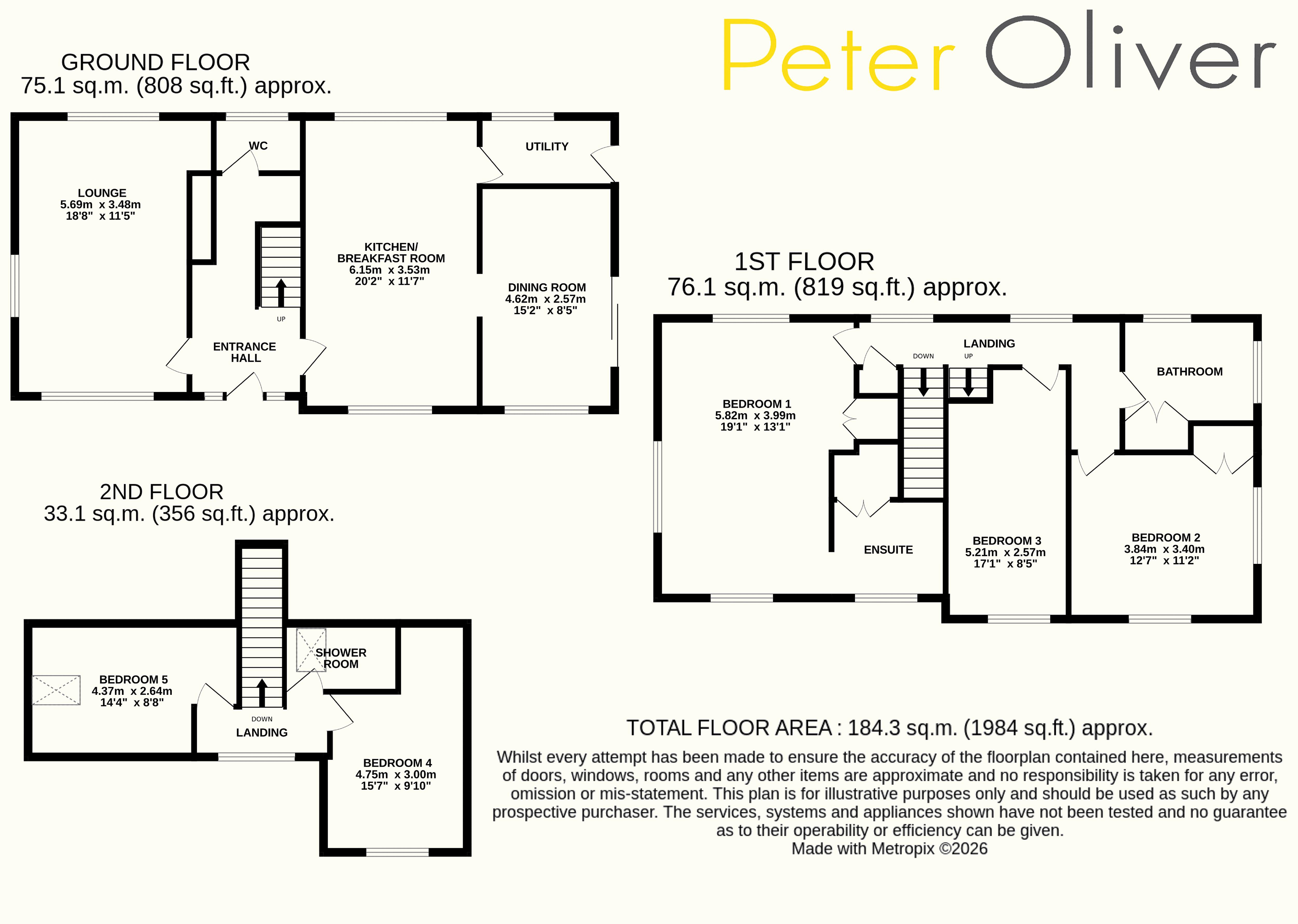 Idris Lodge, Church Road, Crowborough floorplan