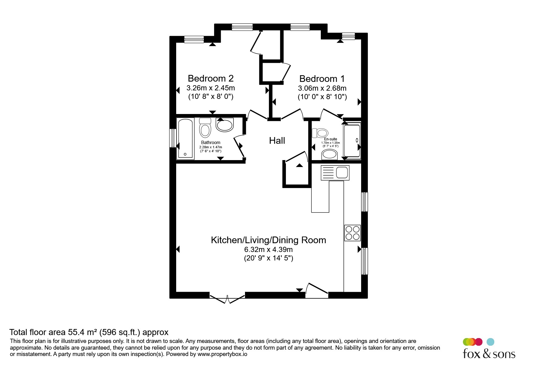 Flat 1, Wisteria Court, Beer Street, YEOVIL floorplan