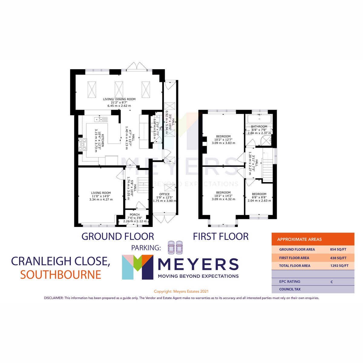 24, Cranleigh Close, Bournemouth floorplan