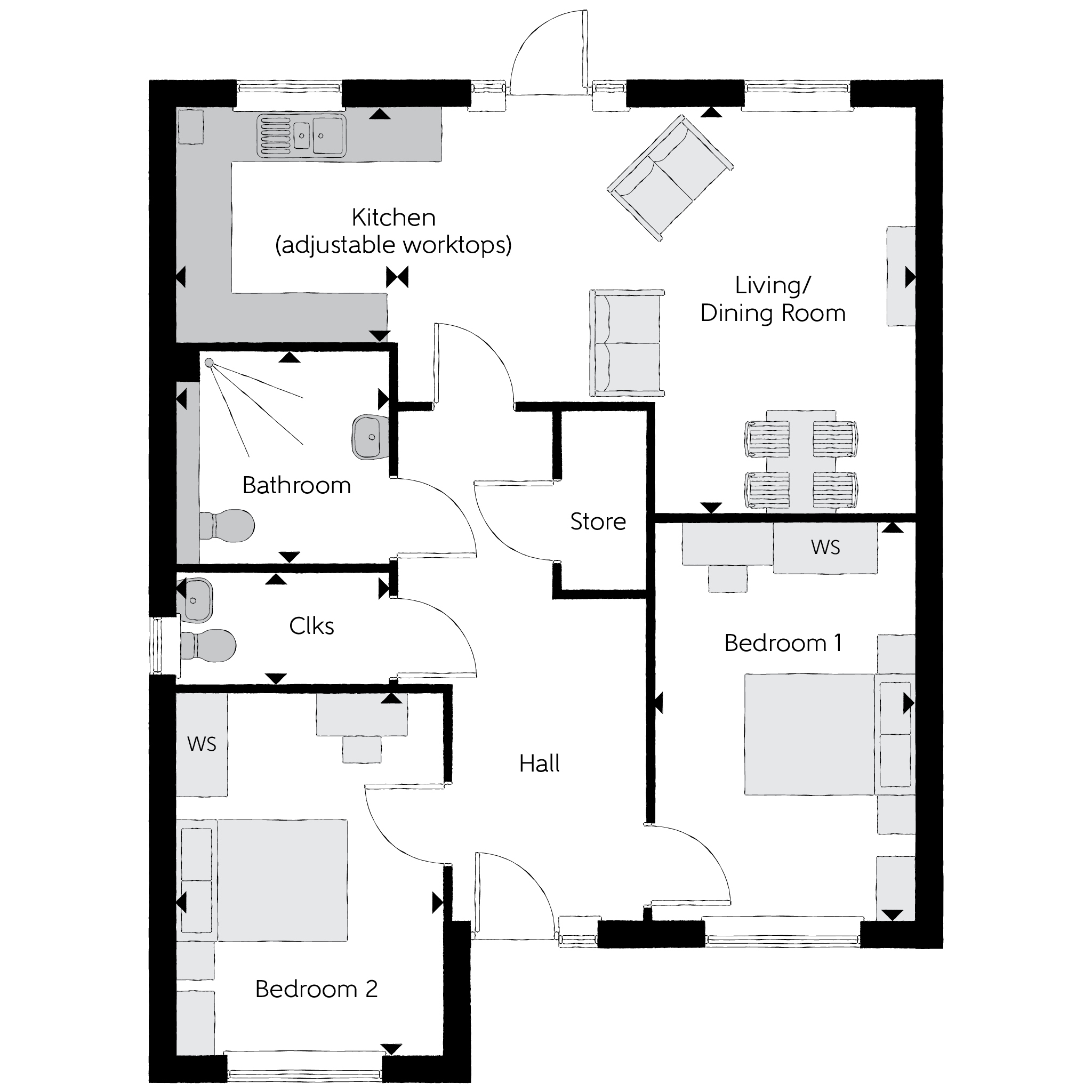 88, Boars Tye Road, Silver End floorplan