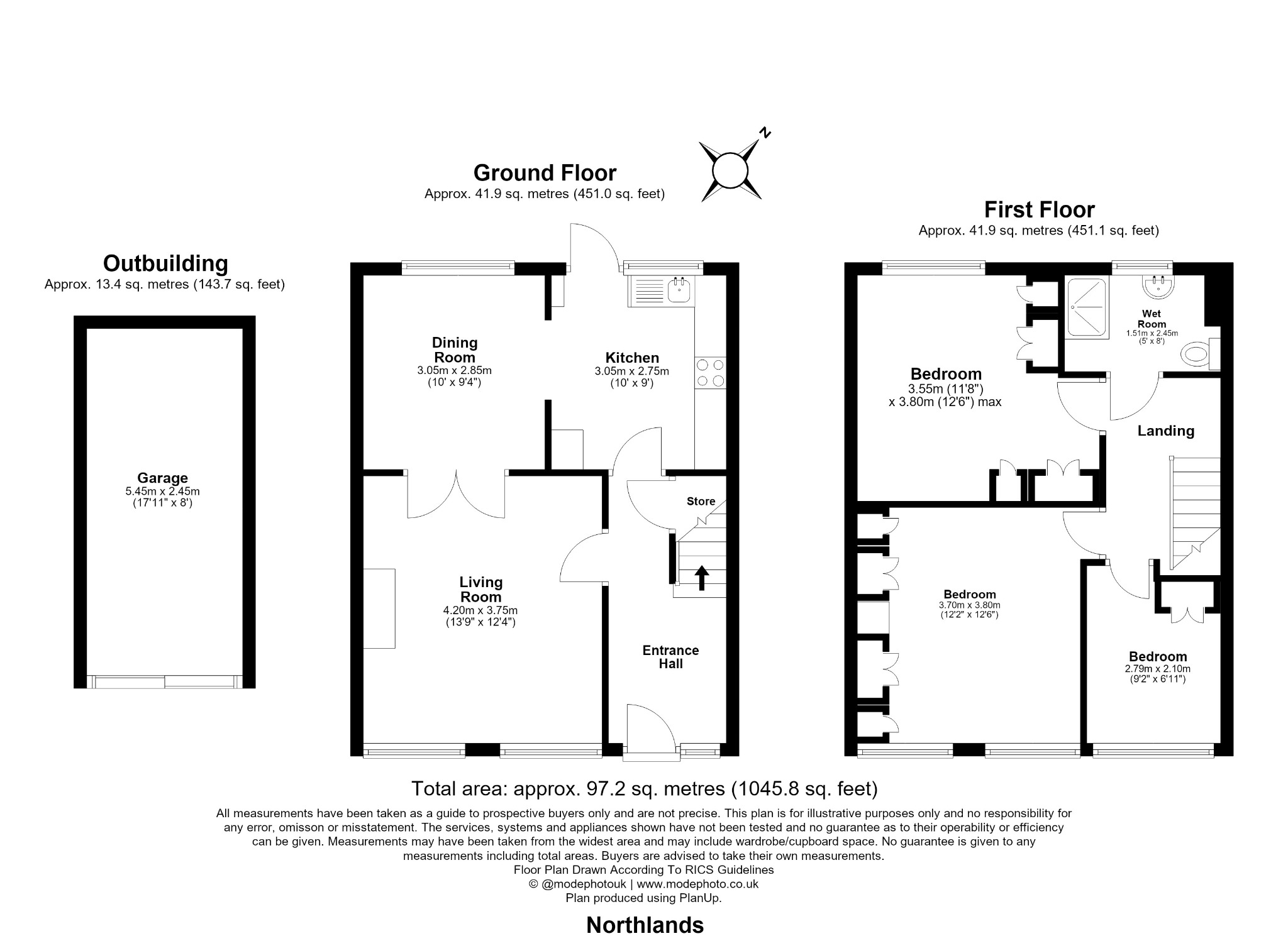 21, Northlands, Potters Bar floorplan