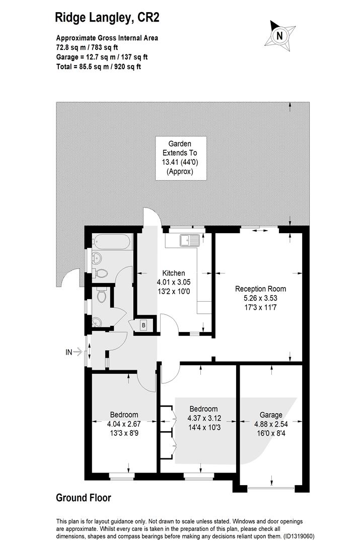 2h Ridge Langley, Ridge Langley, South Croydon floorplan