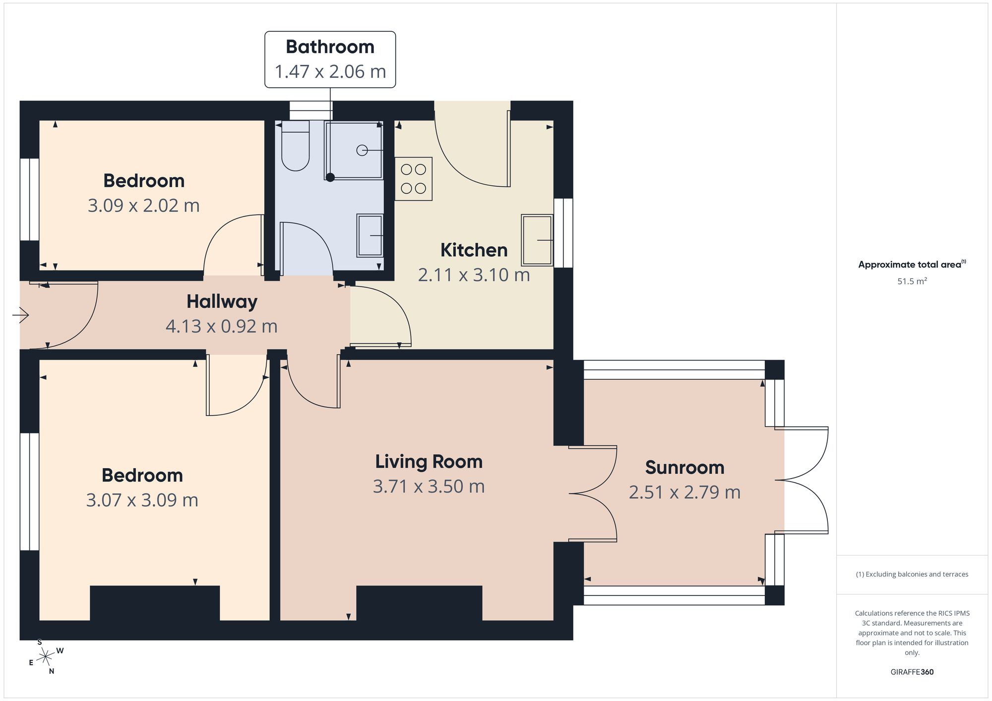 65 Denhill Park, Newcastle Upon Tyne floorplan