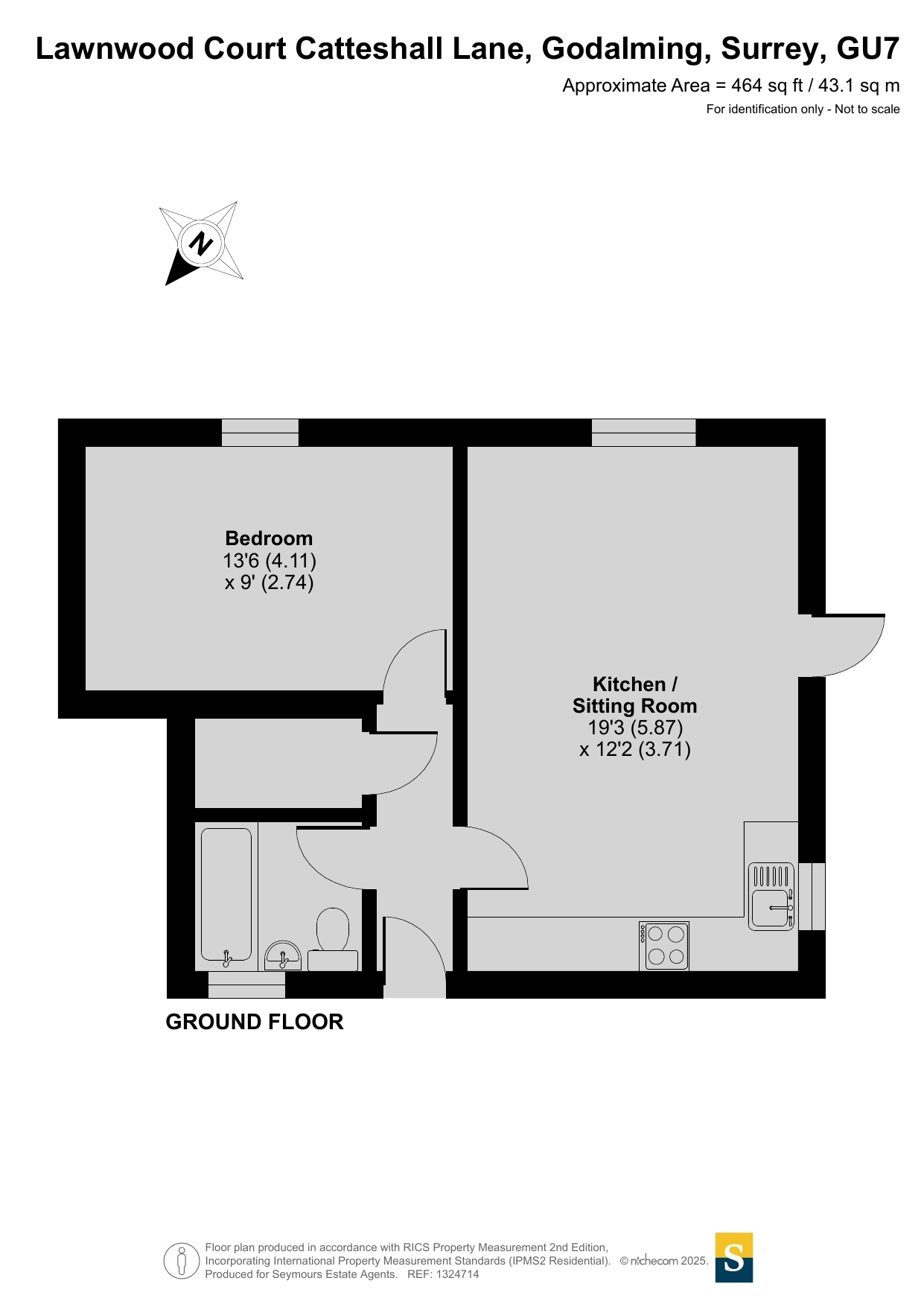 Catteshall Lane, Godalming, Surrey, GU7 floorplan