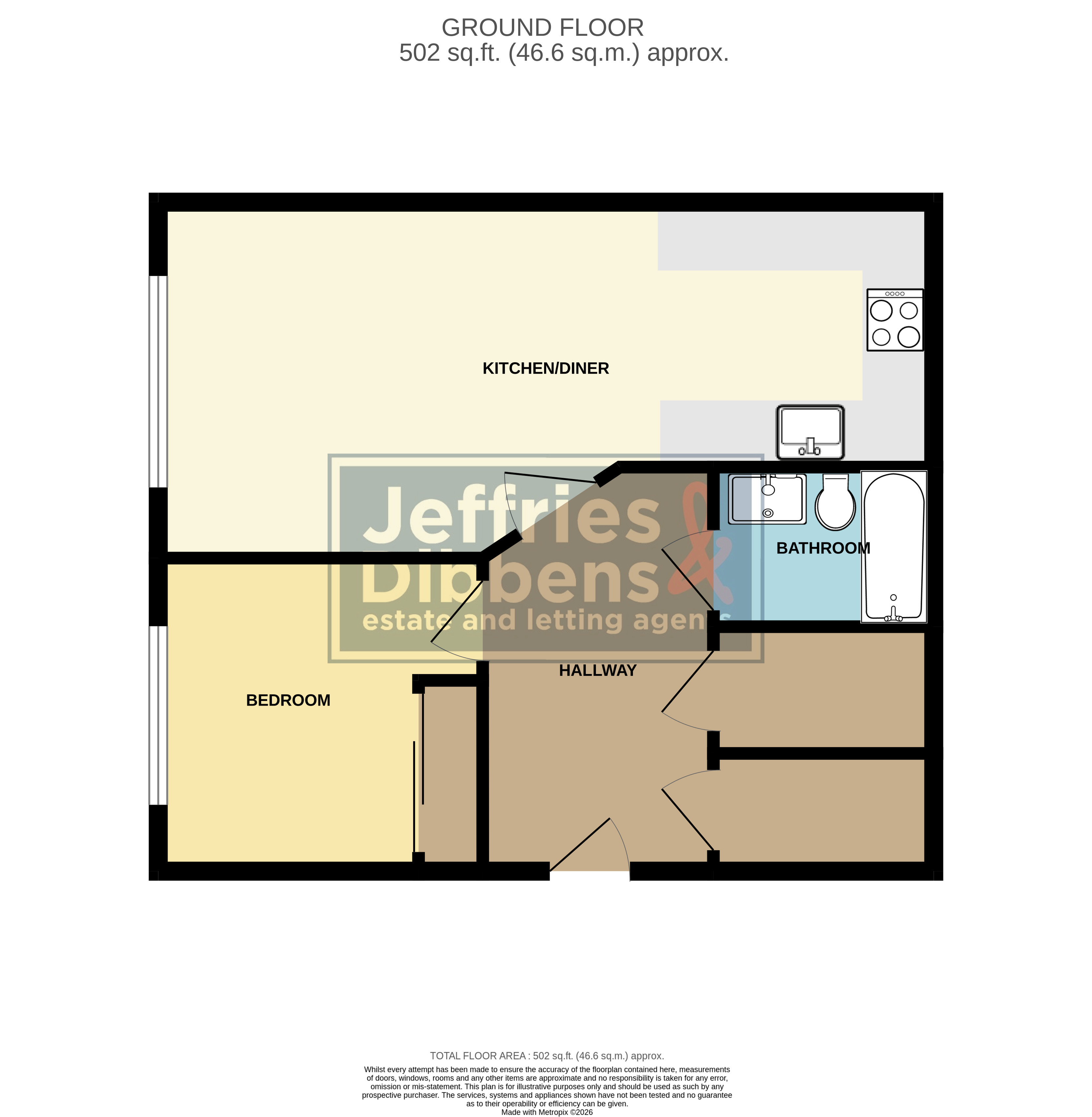 114, St Georges Walk, Gosport floorplan