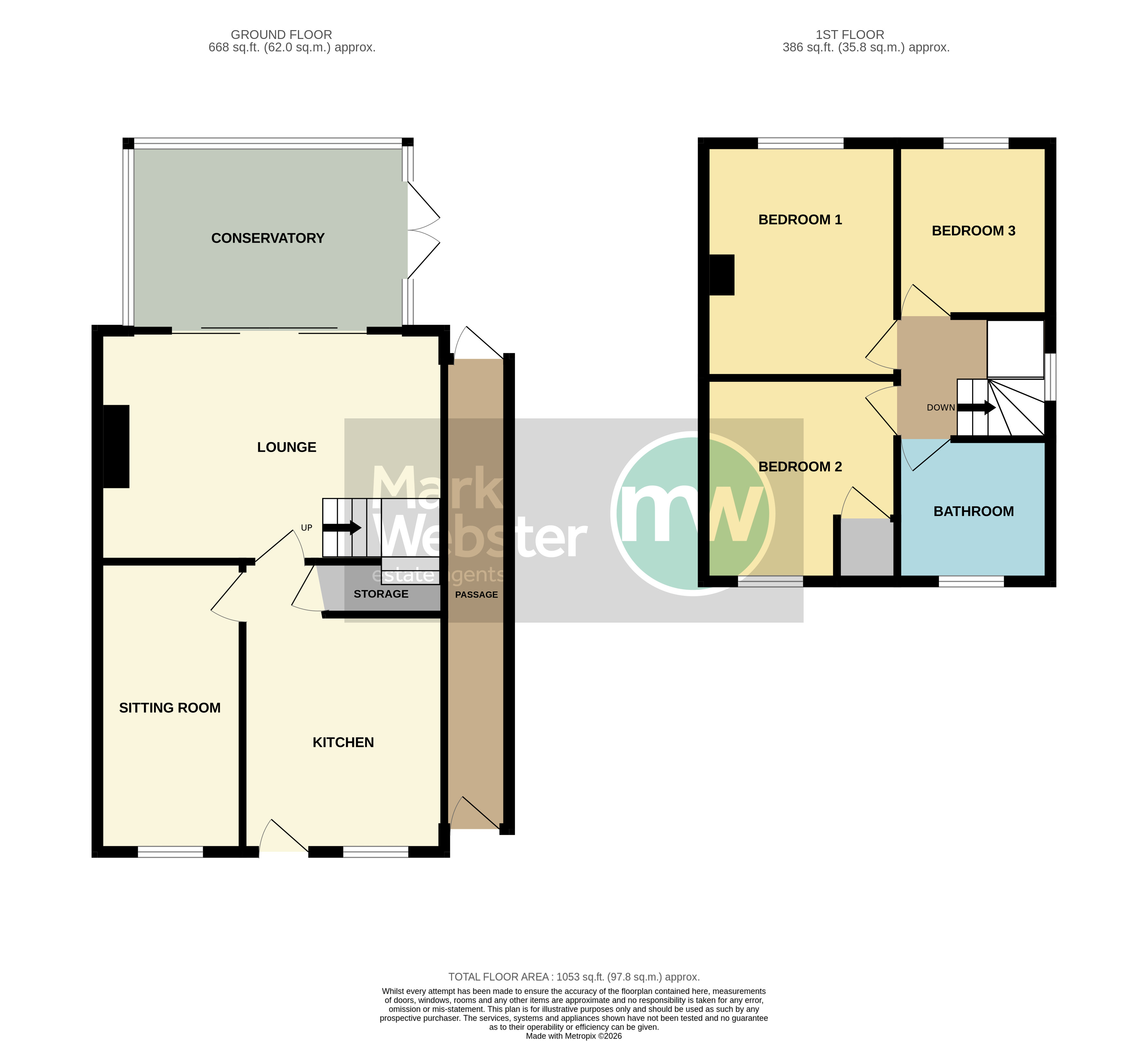 110, New Street, Baddesley Ensor floorplan