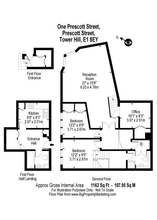 2 Bedrooms Flat to rent in Prescot Street, London E1