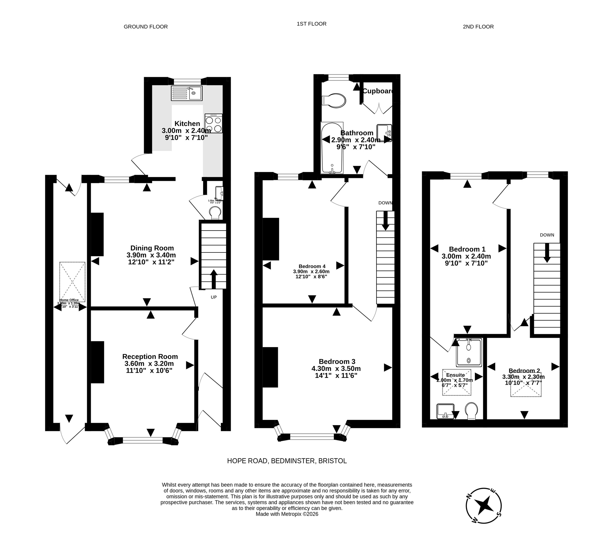 6 Hope Road, Bristol floorplan