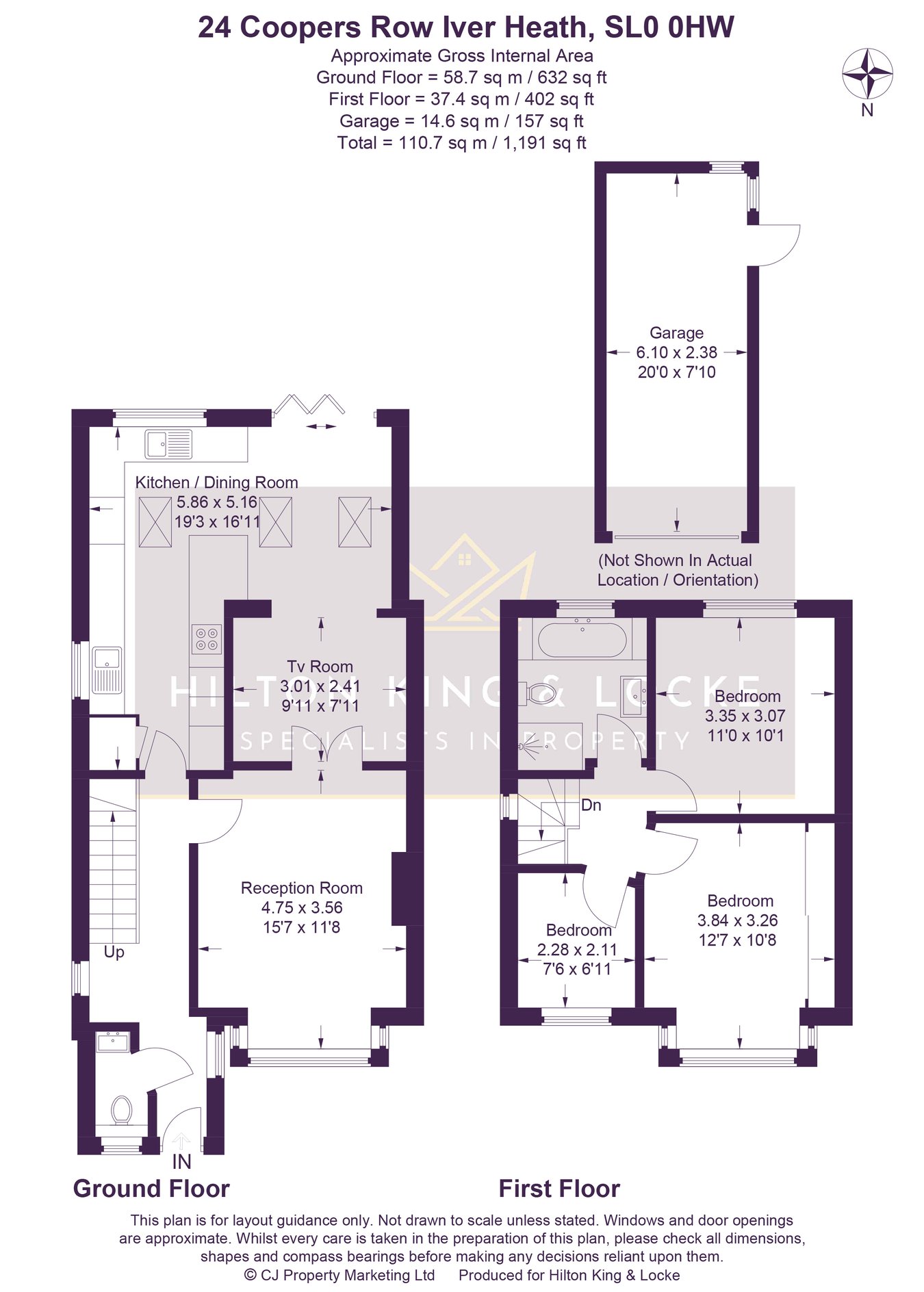 24, Coopers Row, Iver Heath floorplan