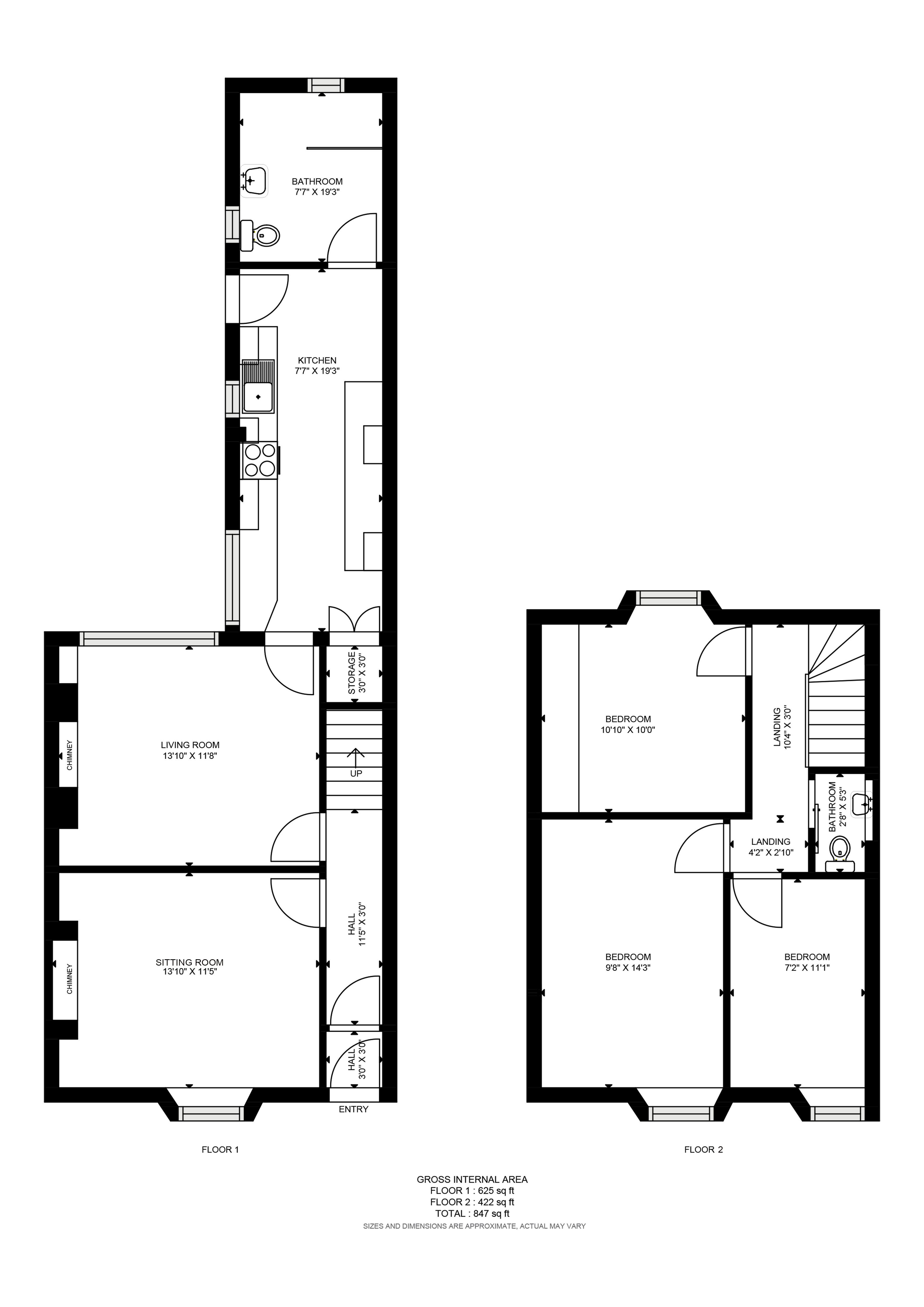 3 bed terraced house for sale in Alexandra Place, Sirhowy, Tredegar
