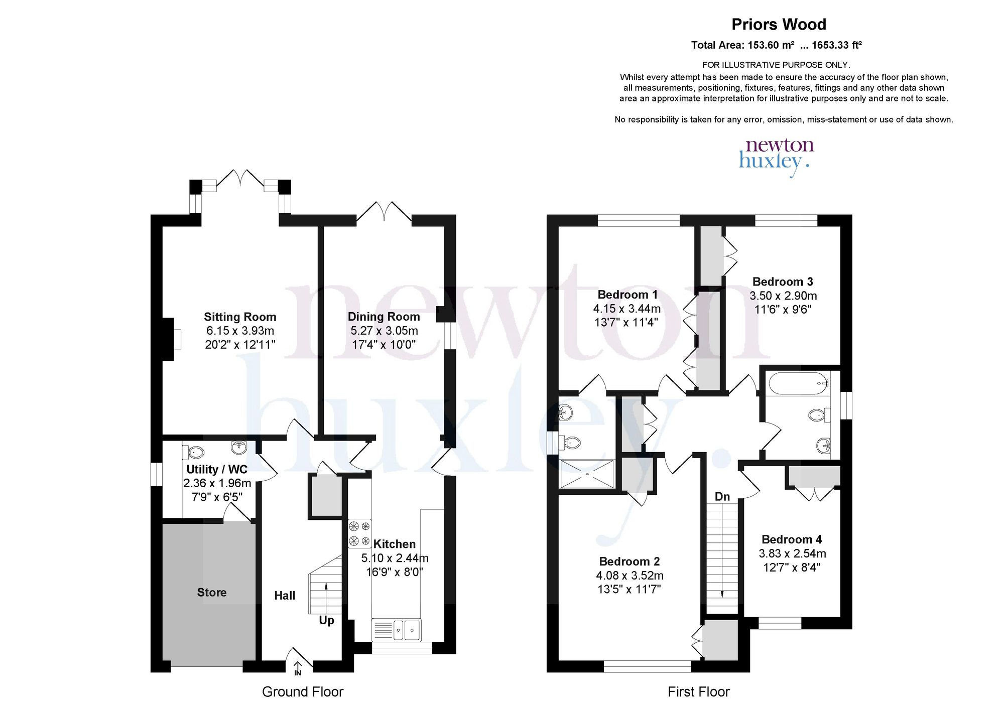 3 Priors Wood Manor Road North, Esher floorplan