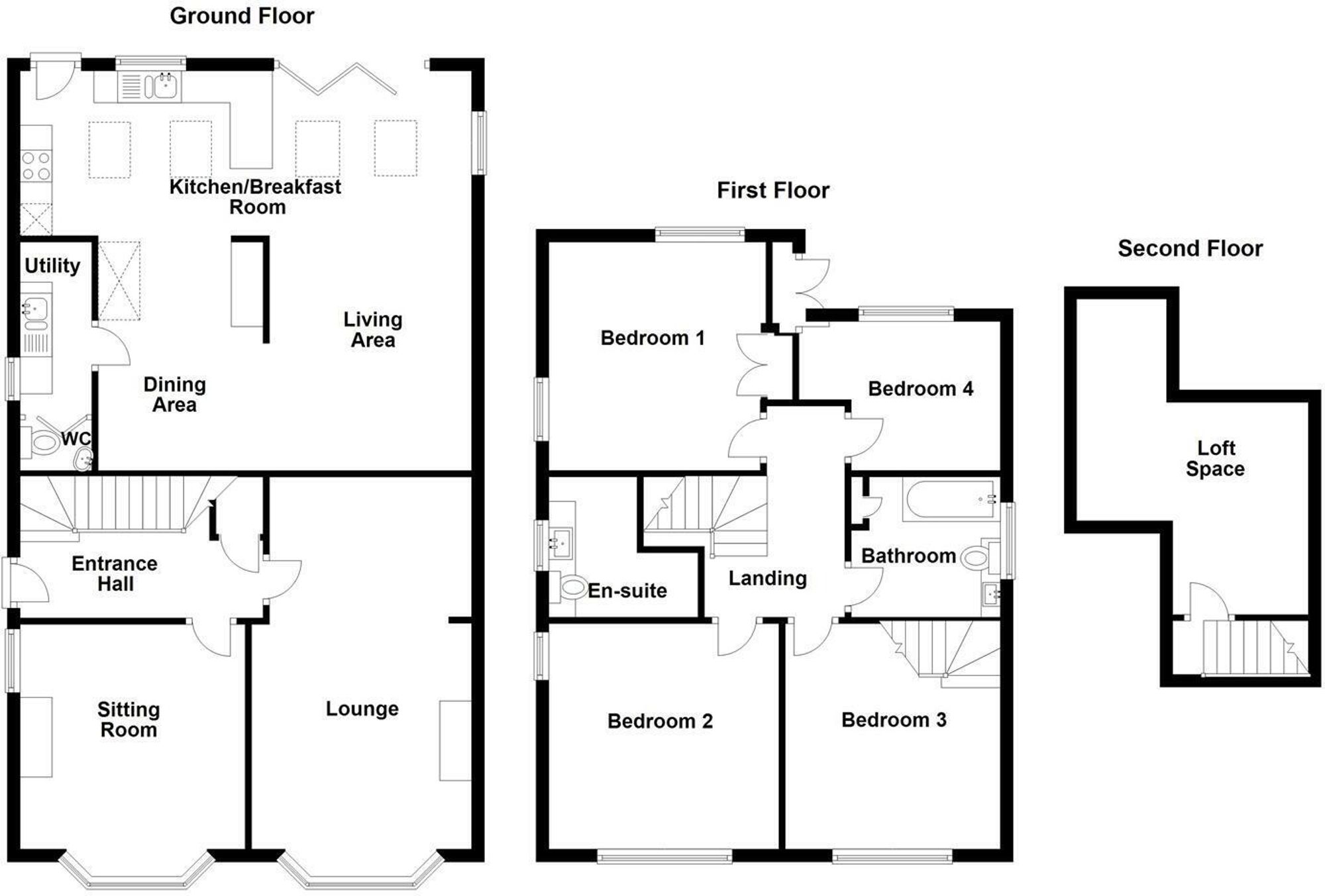 57 Chelford Road, Macclesfield floorplan