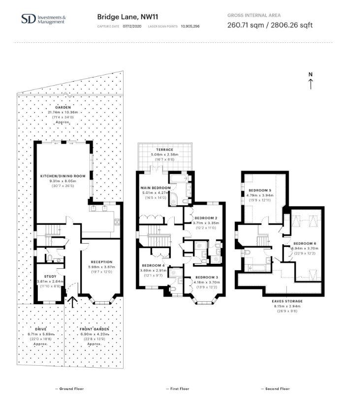 Bridge Lane, London floorplan