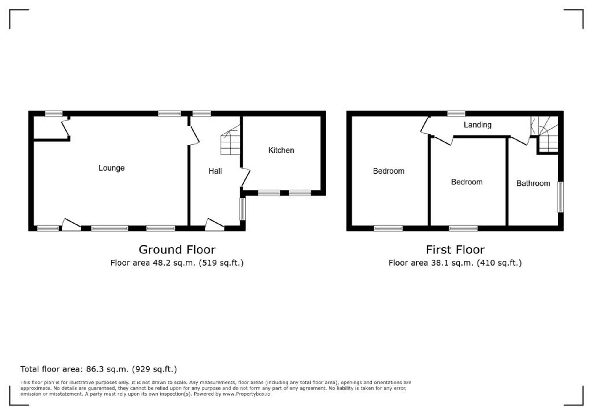 Wray Cottage, Kendal floorplan