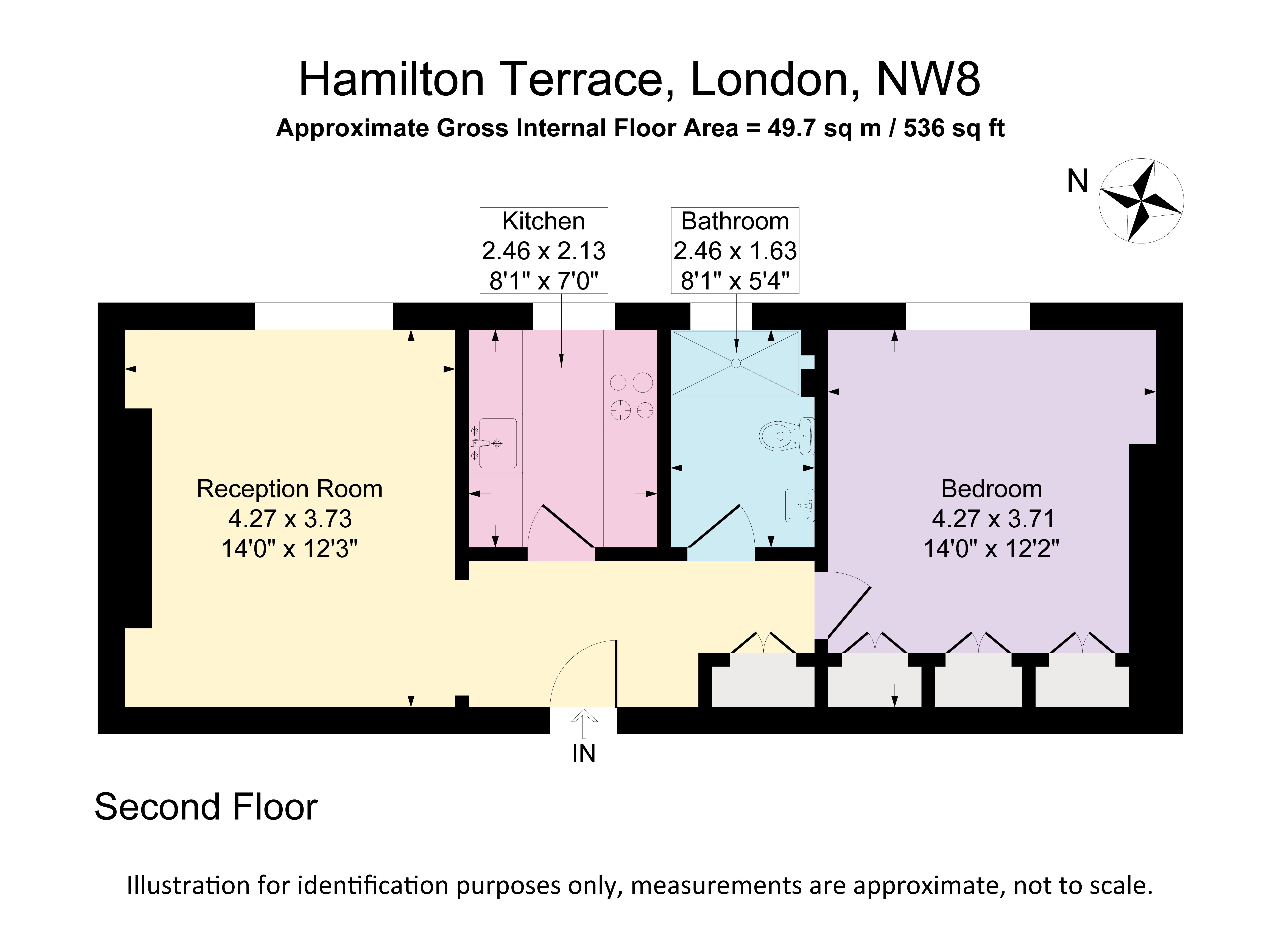 107, Hamilton Terrace, London floorplan