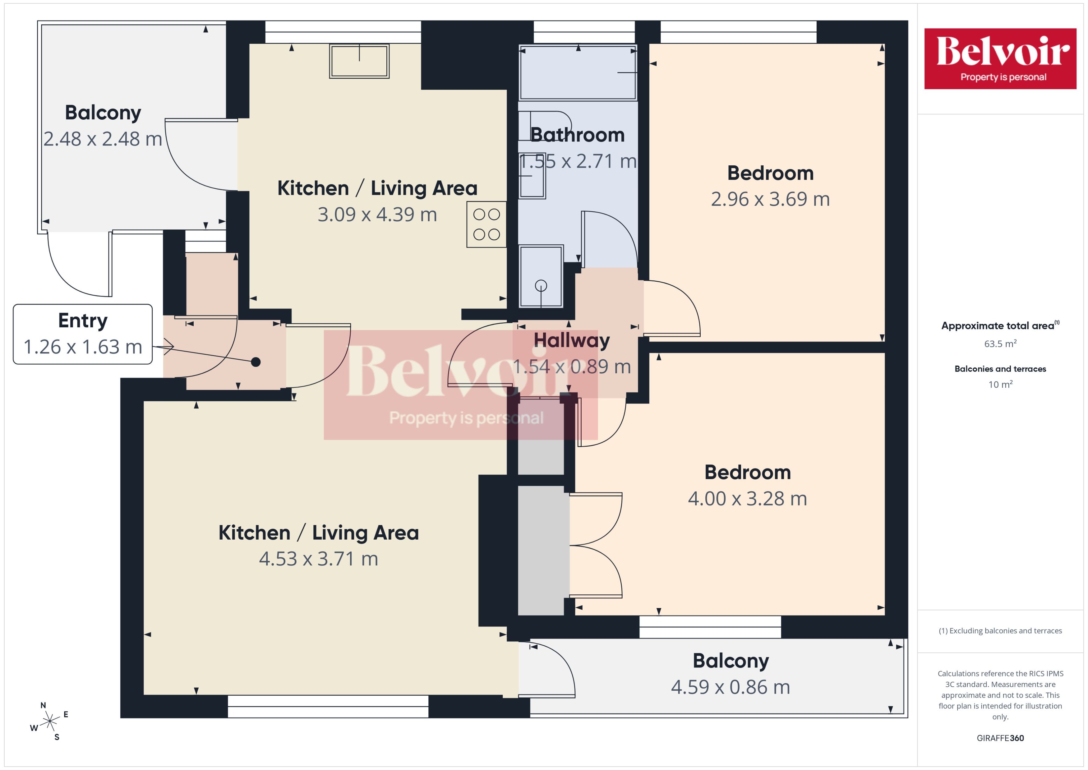 98, Byron Road, Chelmsford floorplan