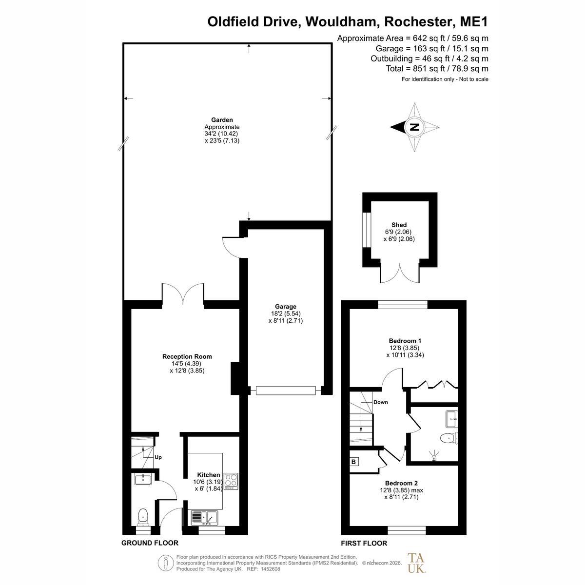 62, Oldfield Drive, Rochester floorplan