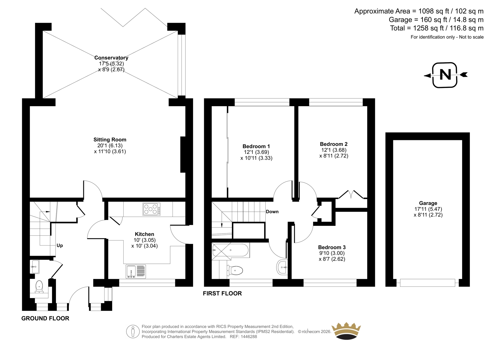 34, Repton Close, Hampshire floorplan