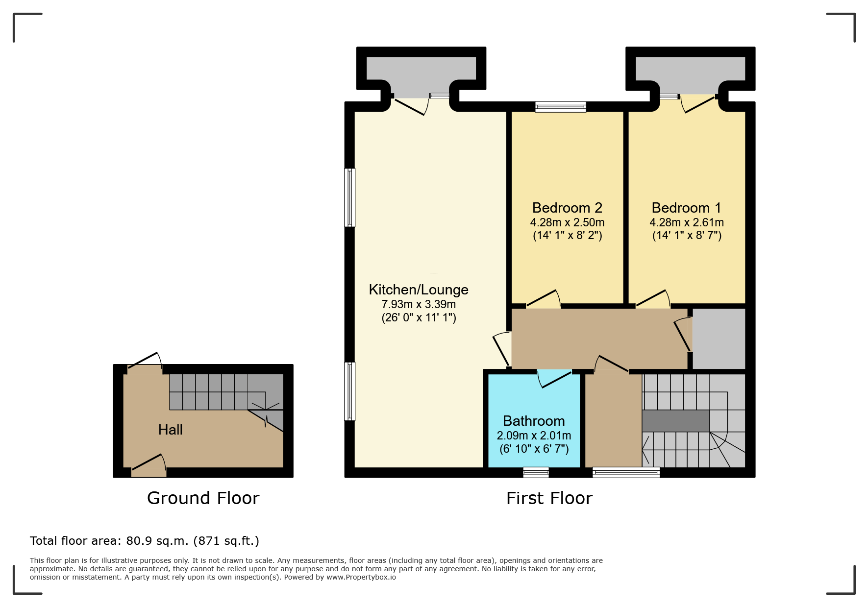 Flat 3, 57, Broomfield Road, Chelmsford floorplan