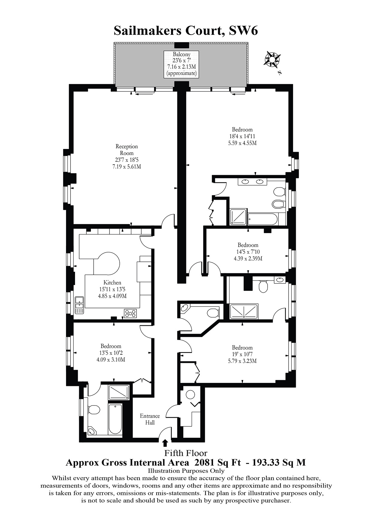 4 Bedrooms  to rent in Sailmakers Court, William Morris Way, Fulham SW6