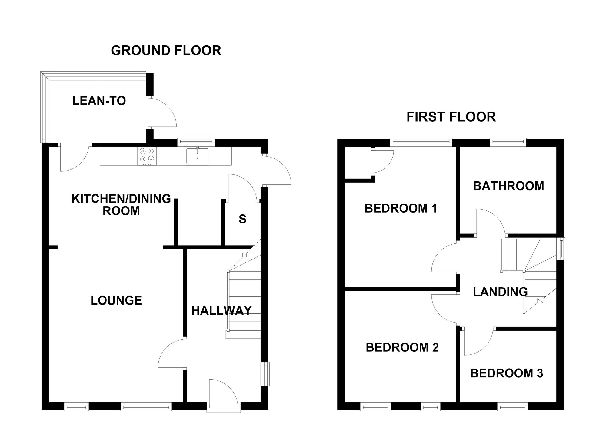 14 Heol-y-Mynydd, Bridgend floorplan