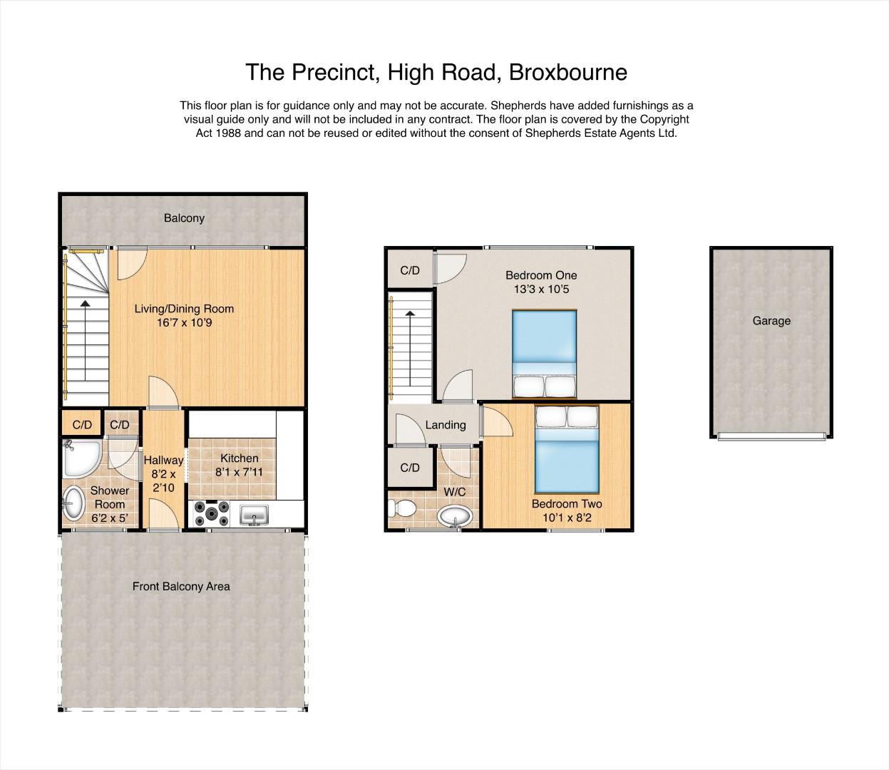 2A The Precinct, High Road, Broxbourne floorplan