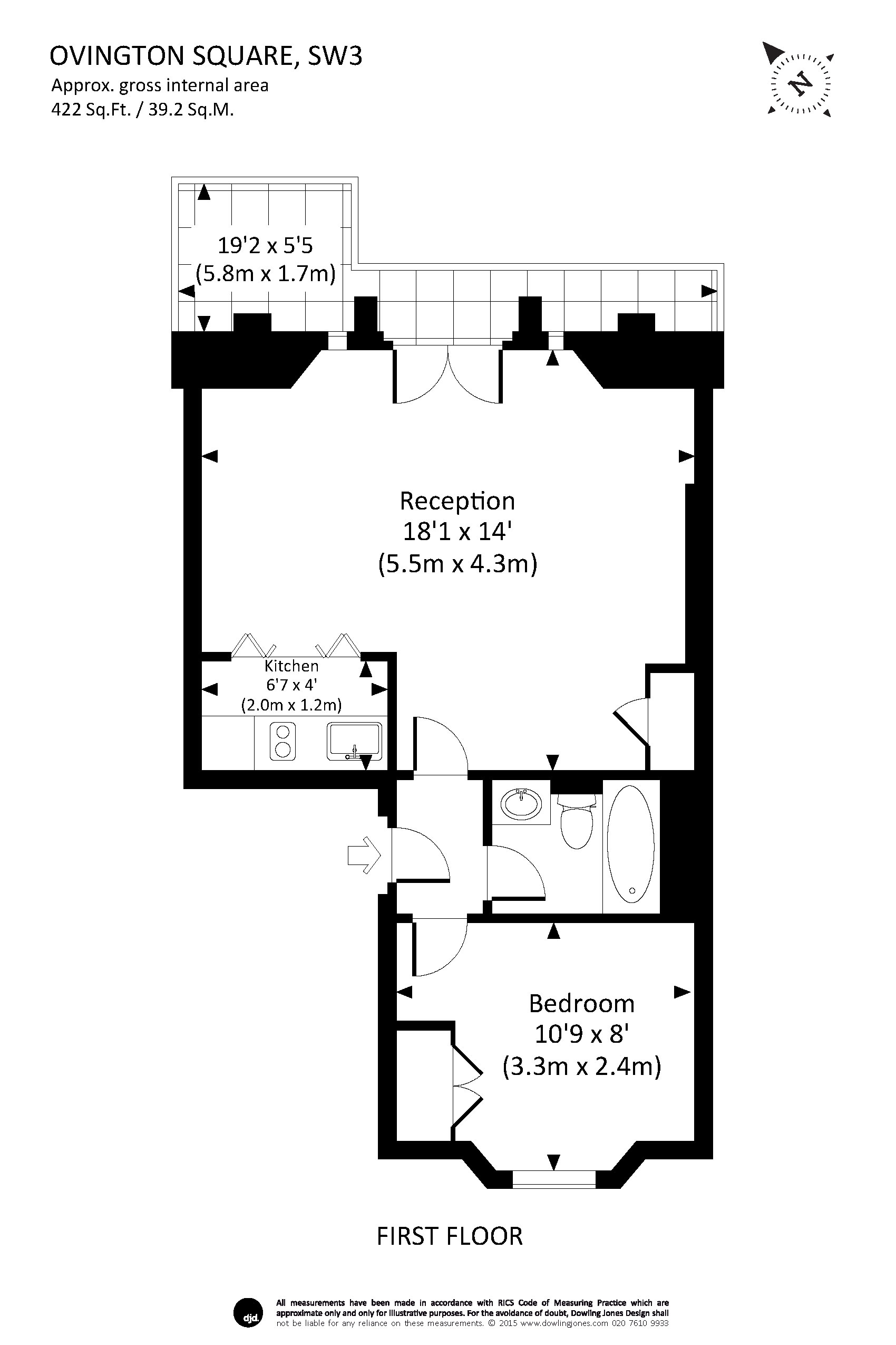 1 Bedrooms Flat to rent in Ovington Square, London SW3