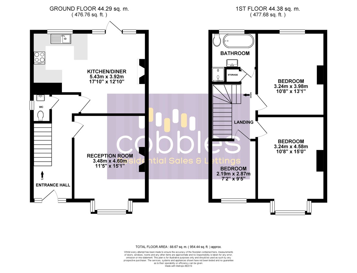 3 Bedrooms Semi-detached house for sale in Worplesdon Road, Guildford GU2