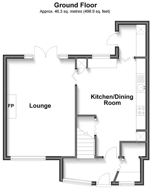 Squirrel Close, Langley Green, Crawley, West Sussex RH11, 3 bedroom