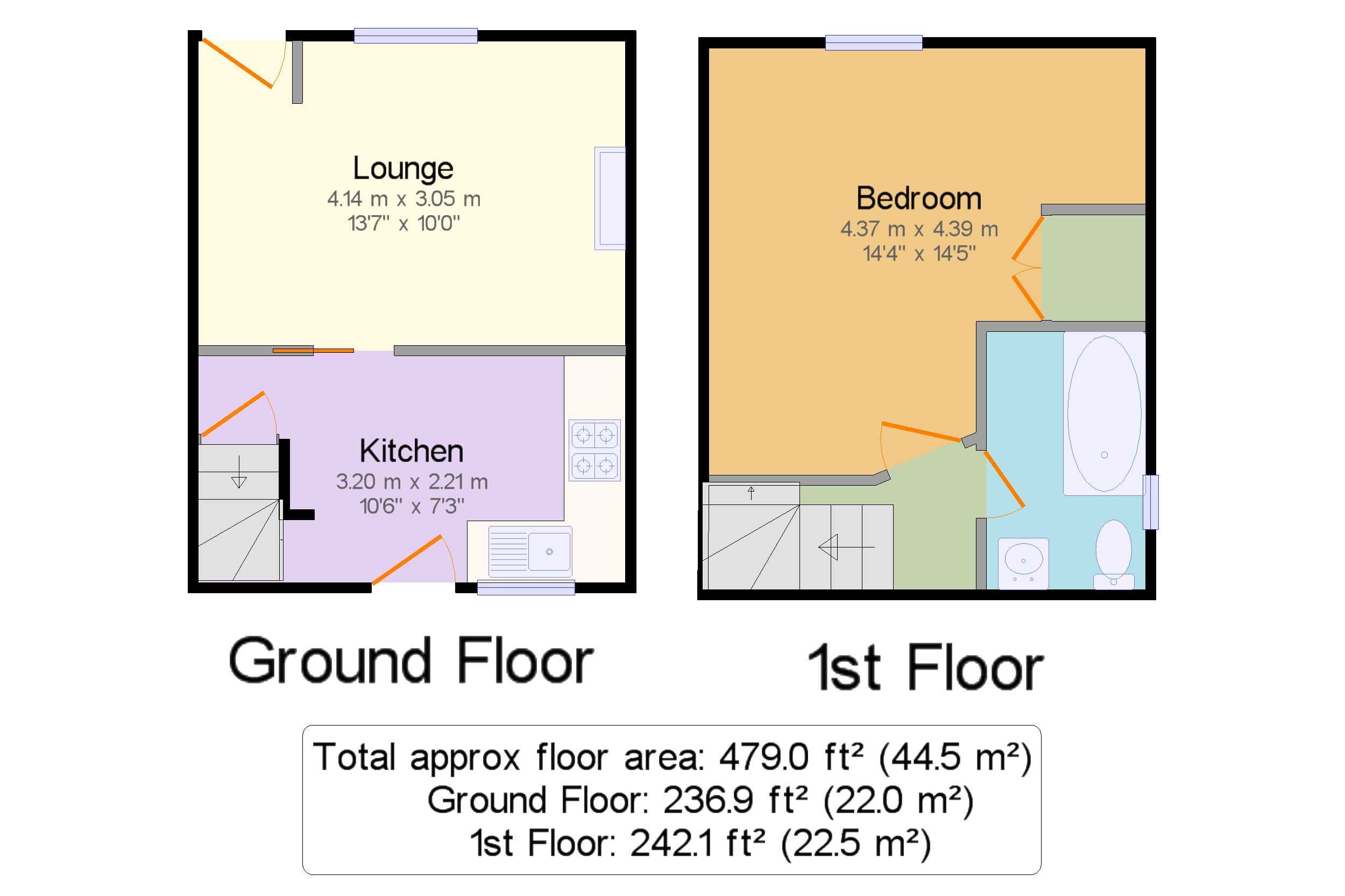 Dawn Cottage, 94, Buxton Old Road, Stockport floorplan