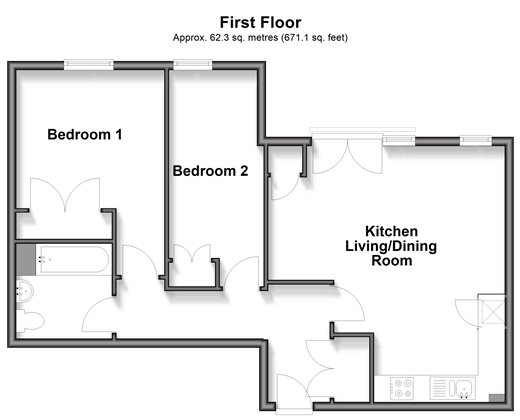 Nailsworth Crescent, Merstham floorplan